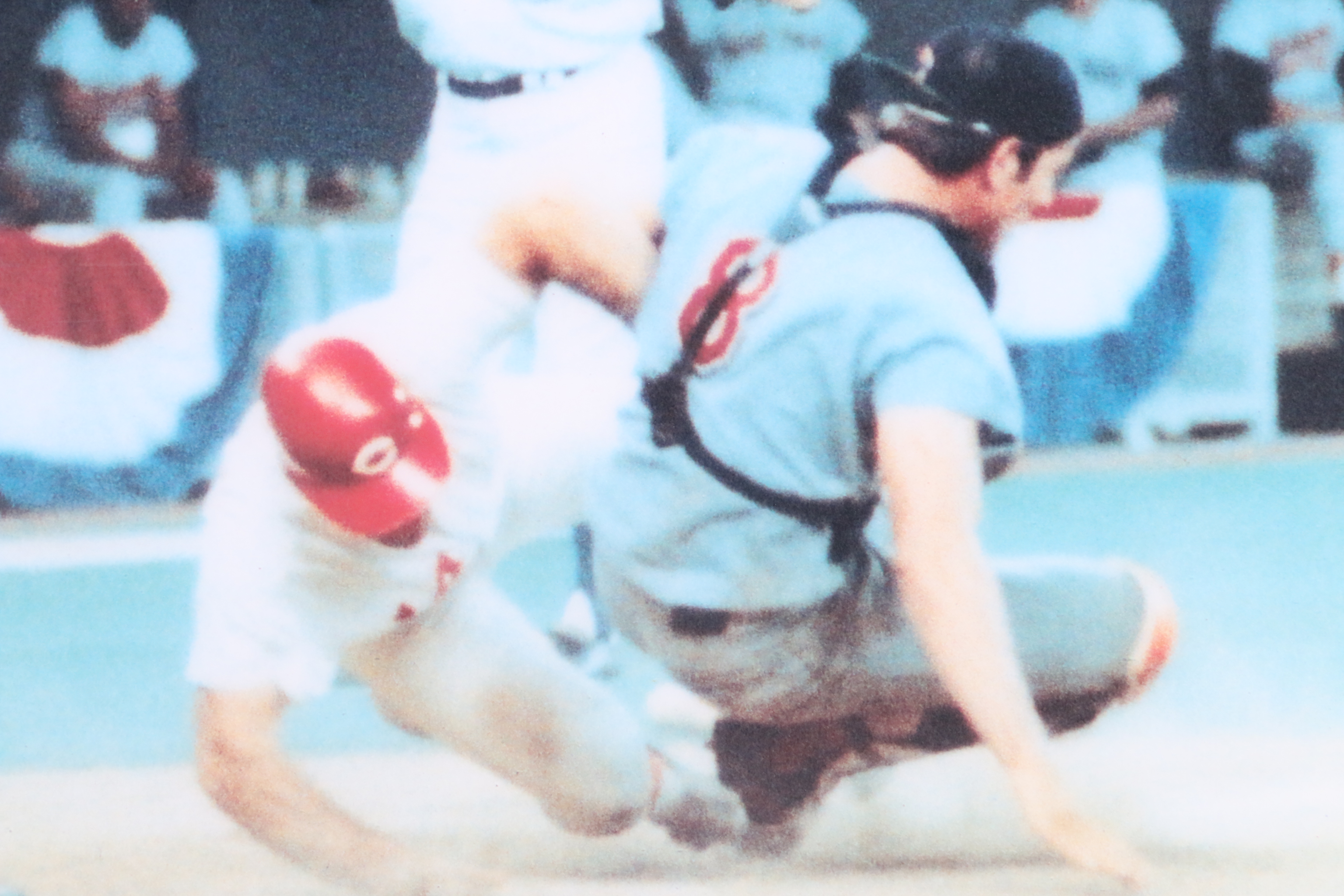 Reds Hall of Fame Rose and Fosse 1970 All-Star Game Exhibit Sign COA