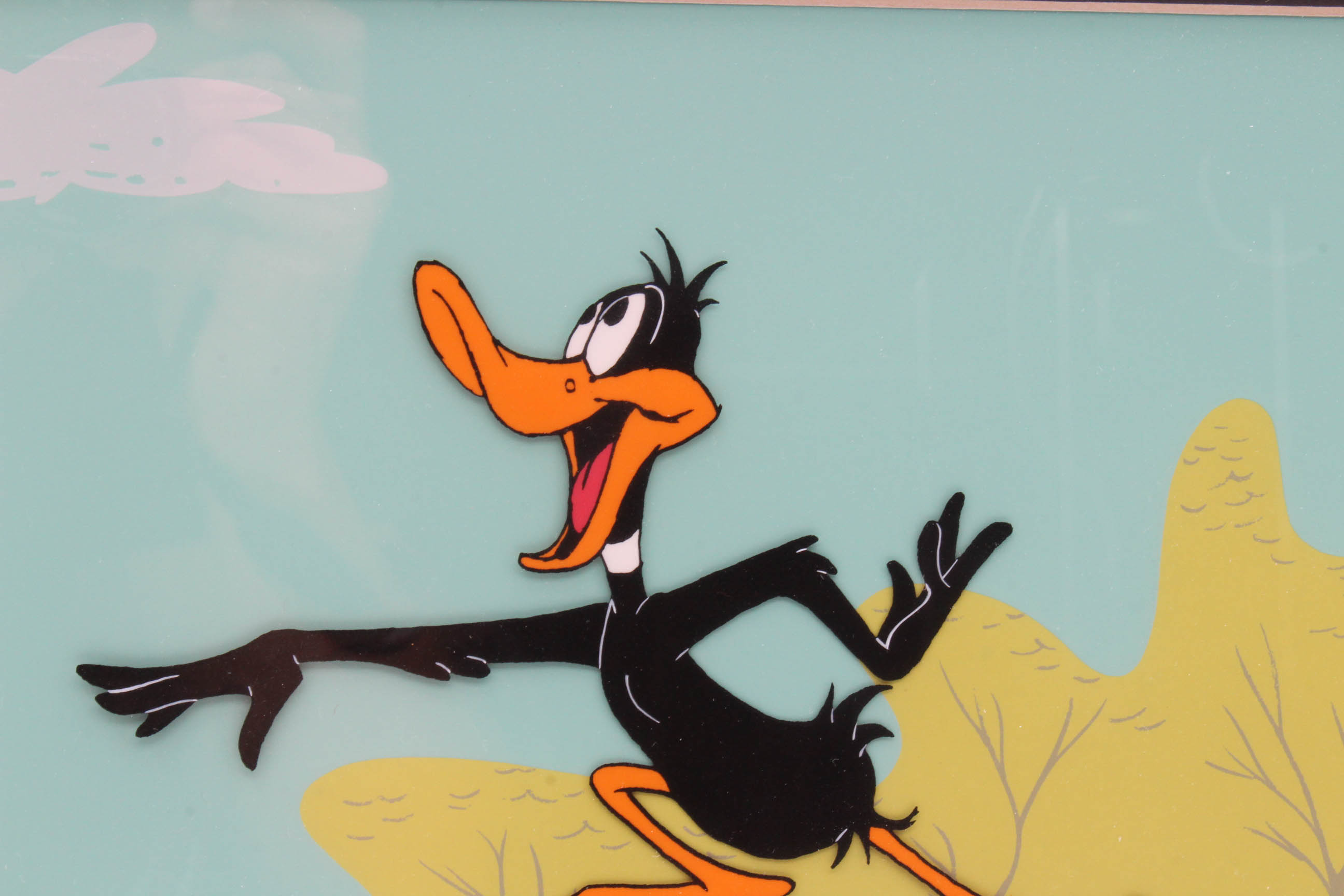 Bob and Tom McKimson Signed 1989 Limited Edition Animation Cel "Classic Daffy"
