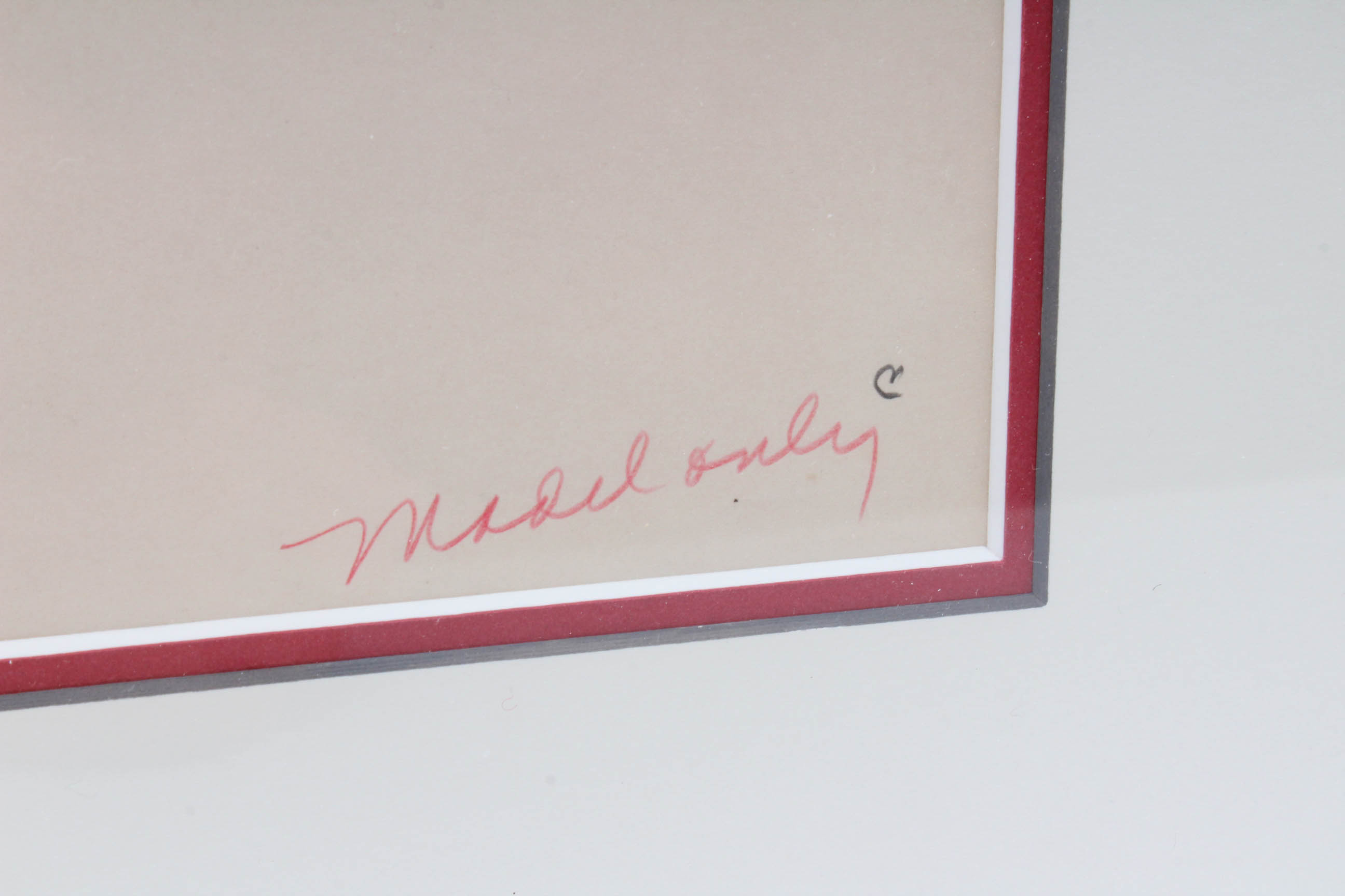 Walt Disney Studios 1937 Animation Model Drawing "Bashful"