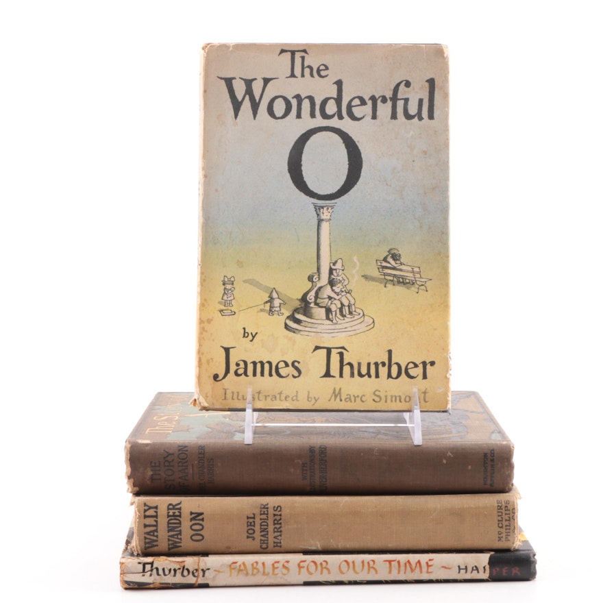 Vintage and Antique Books by Joel Chandler Harris and James Thurber