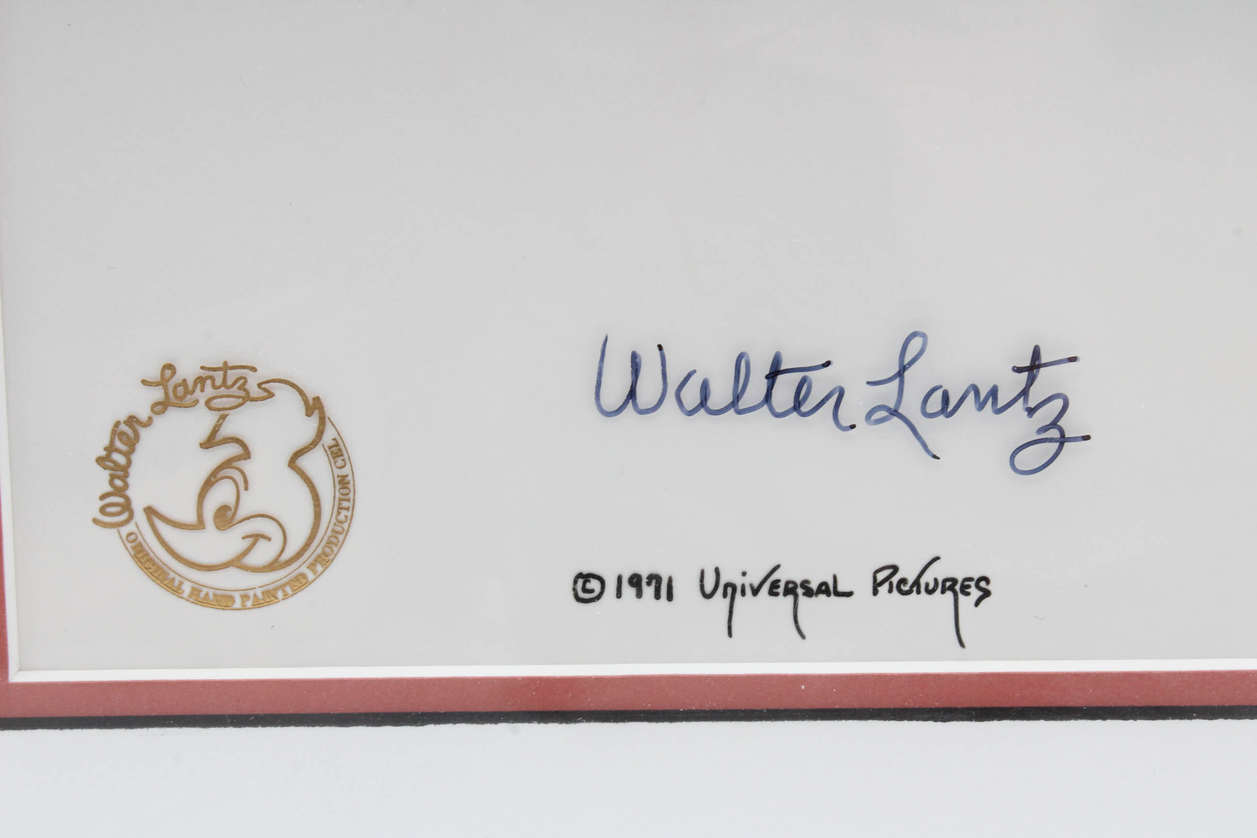 Walter Lantz 1971 Original Pencil Drawing and Animation Cel  "Chilly Willy"