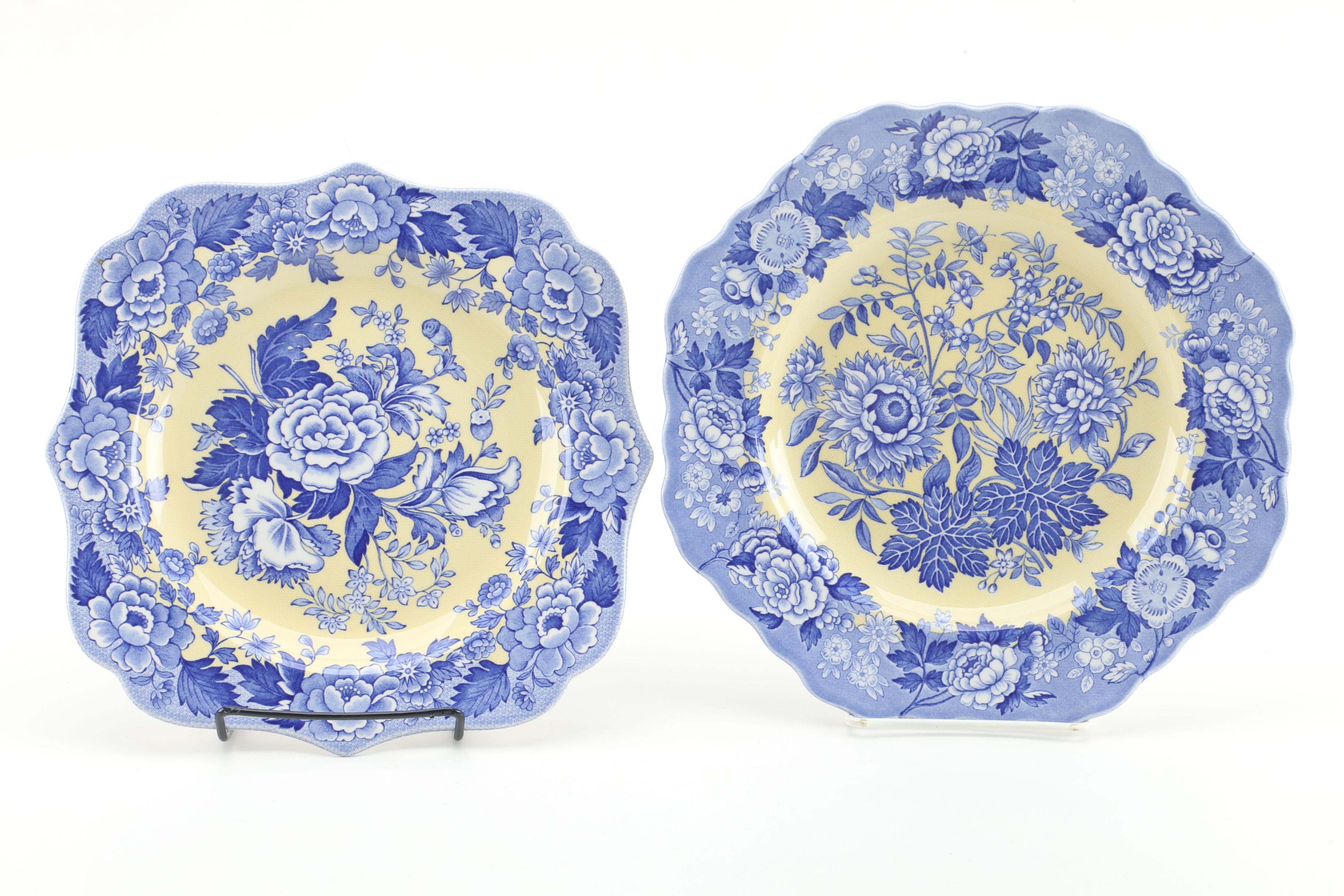 Spode "Blue Room Garden Collection" Dessert Plates