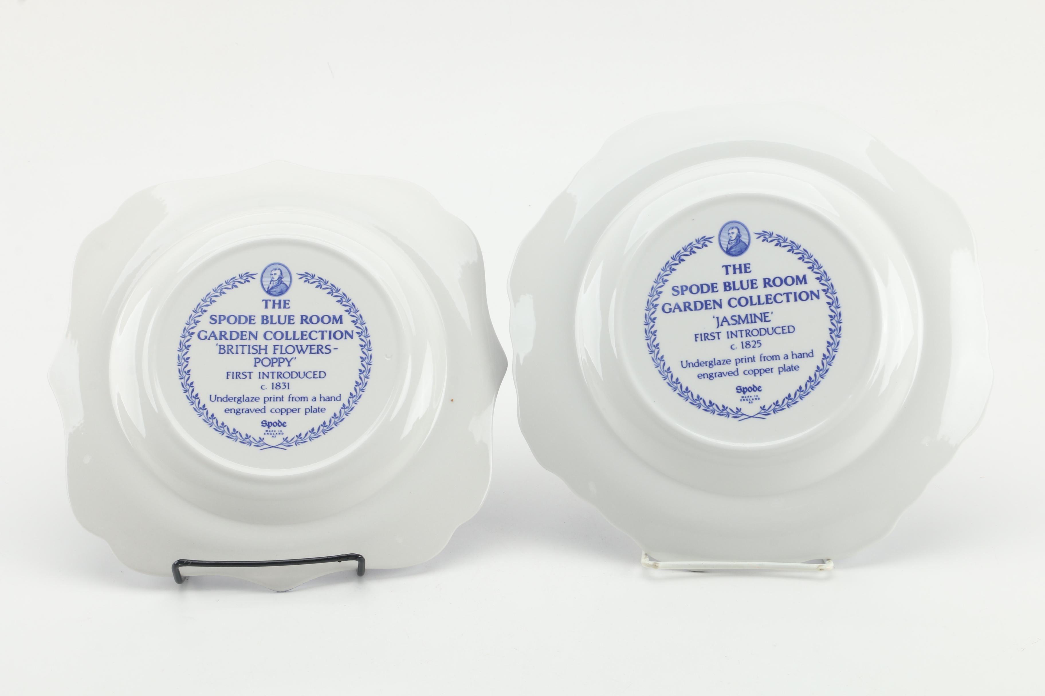 Spode "Blue Room Garden Collection" Dessert Plates