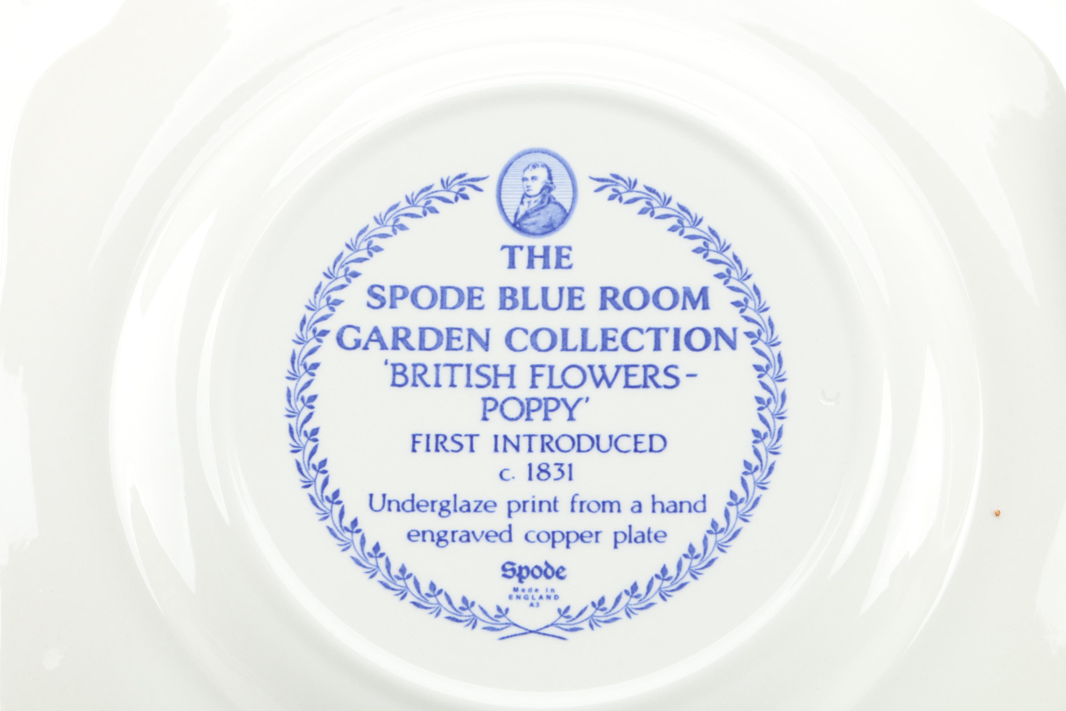 Spode "Blue Room Garden Collection" Dessert Plates