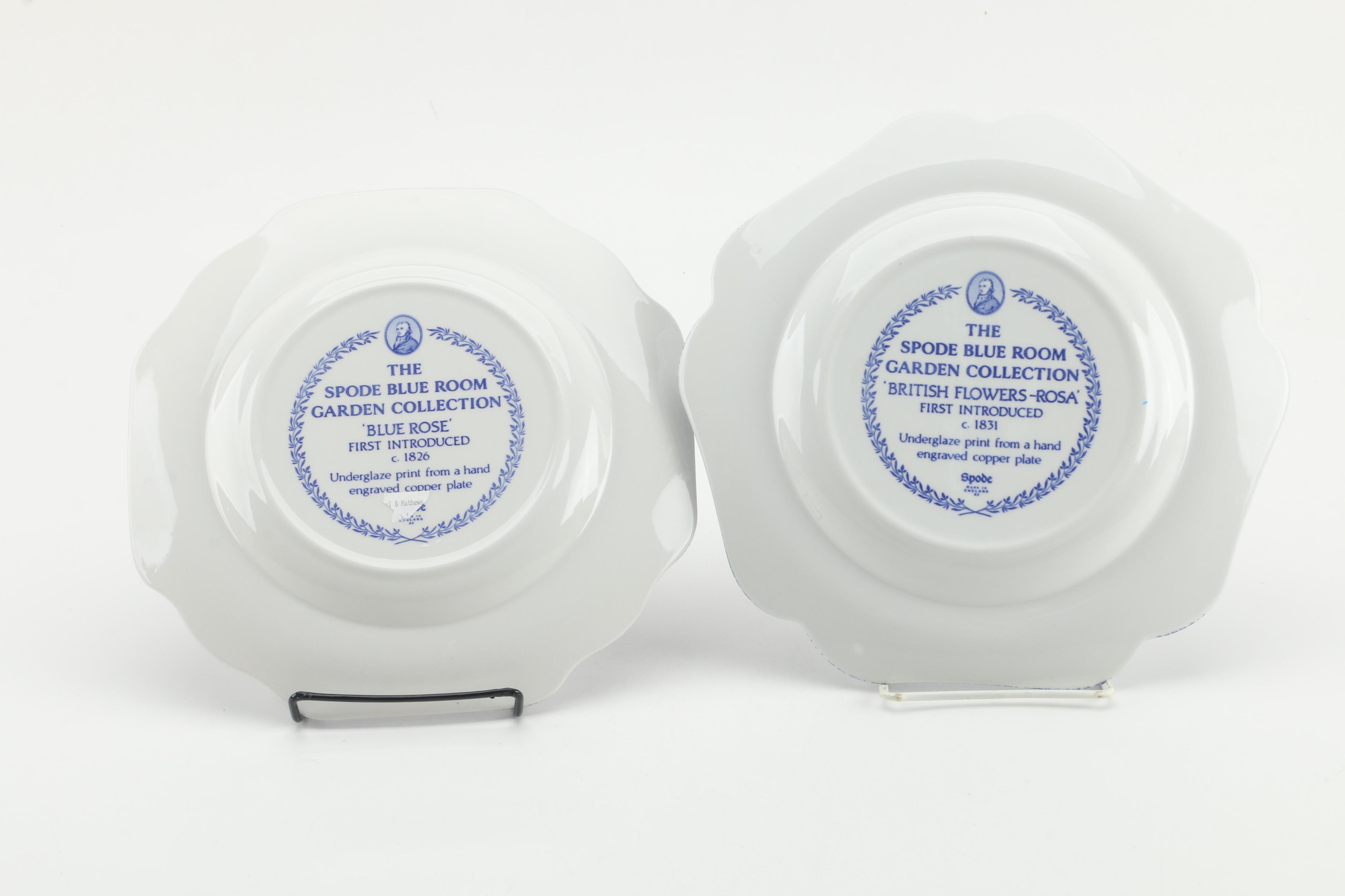 Spode "Blue Room Garden Collection" Dessert Plates