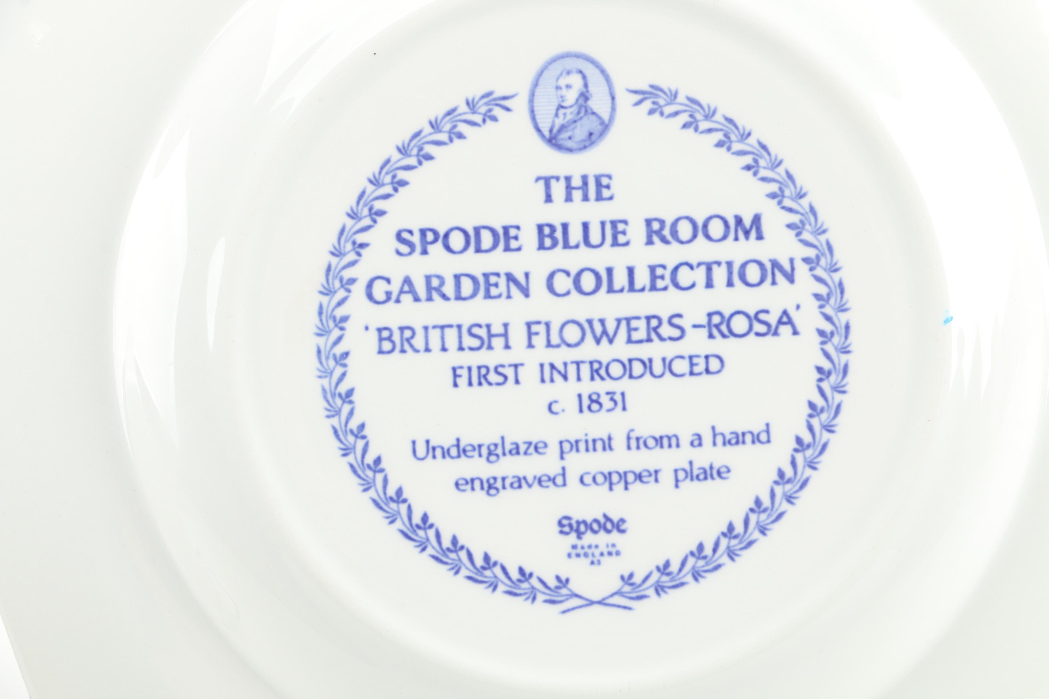 Spode "Blue Room Garden Collection" Dessert Plates