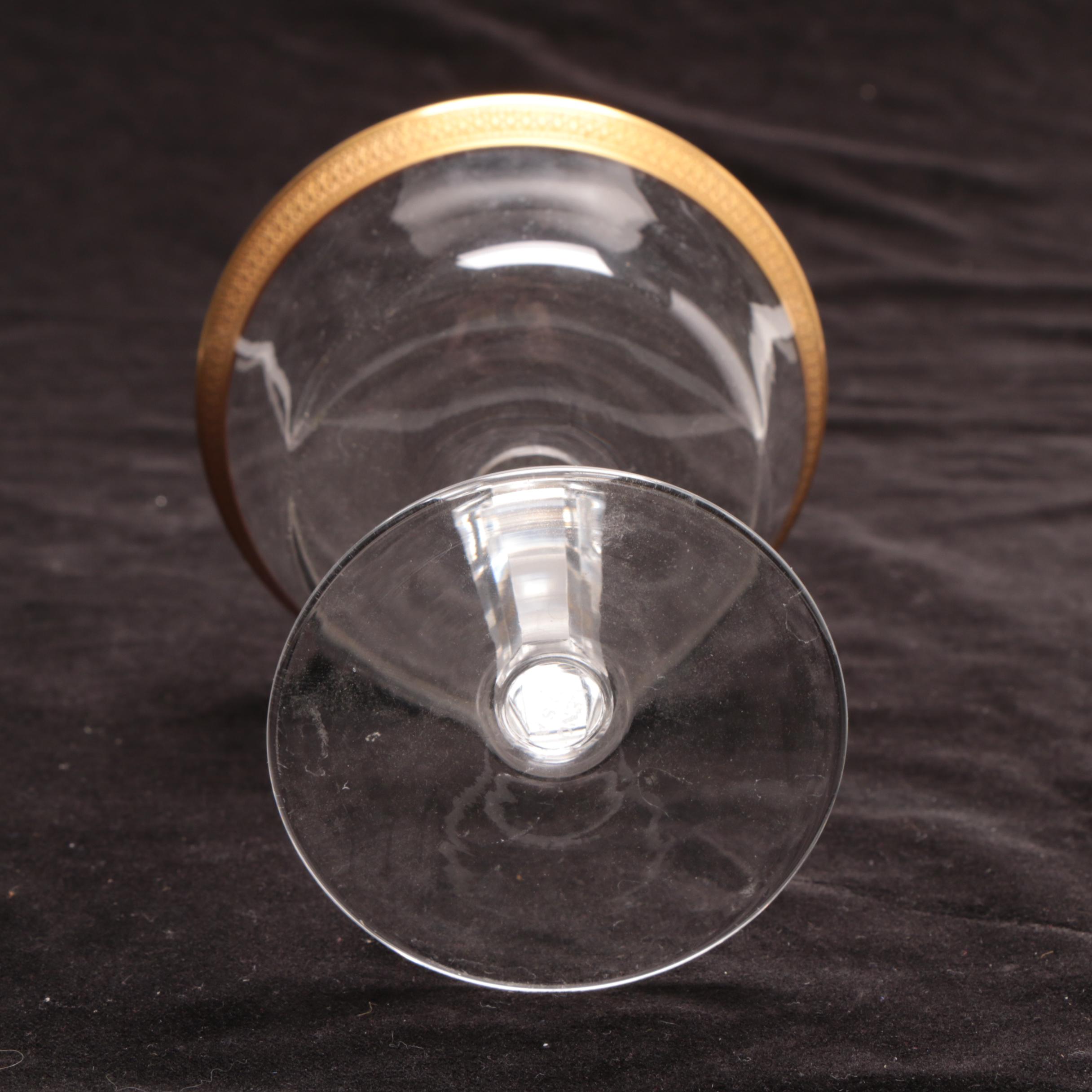 Lenox "Georgetown" Gold Encrusted Crystal Stemware