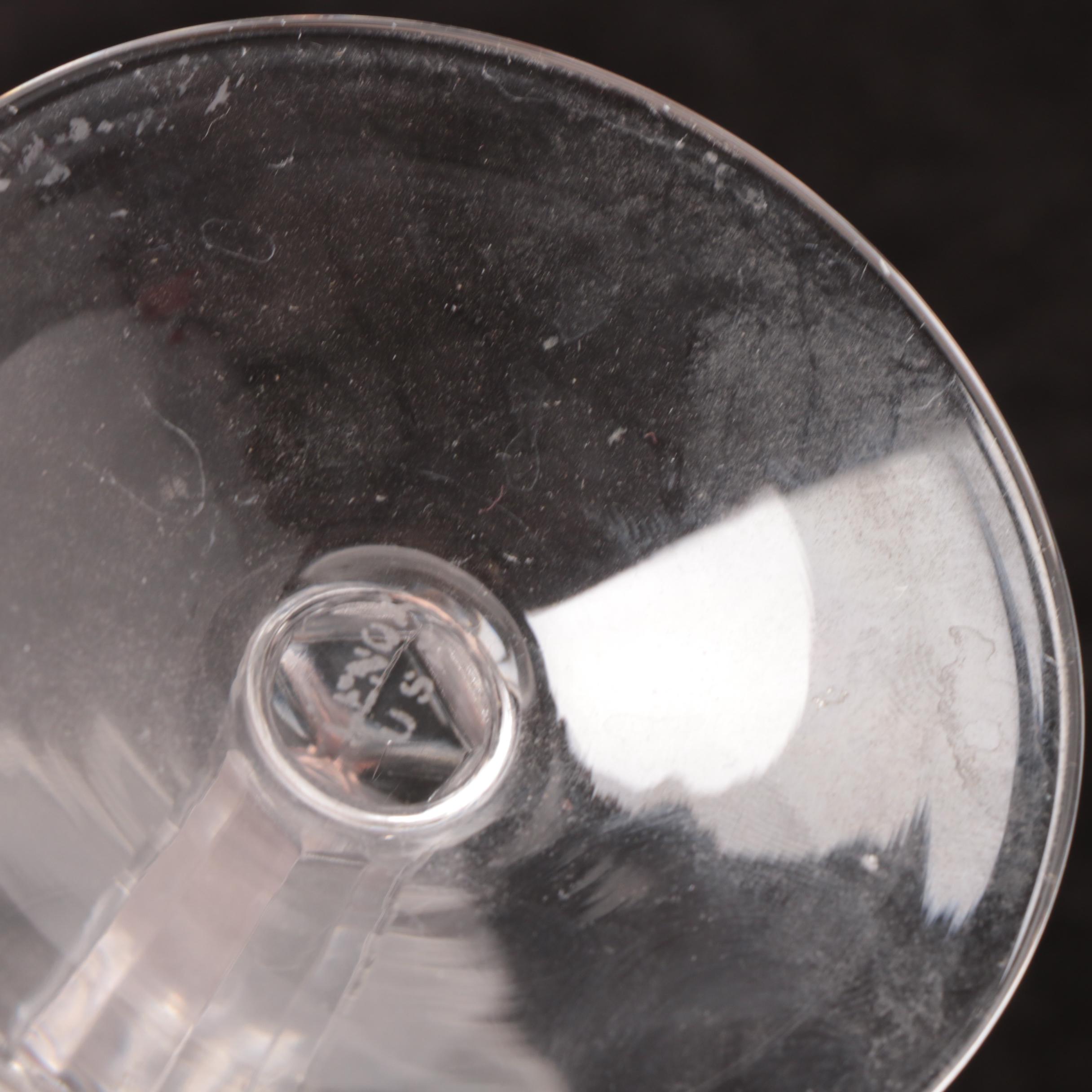 Lenox "Georgetown" Gold Encrusted Crystal Stemware