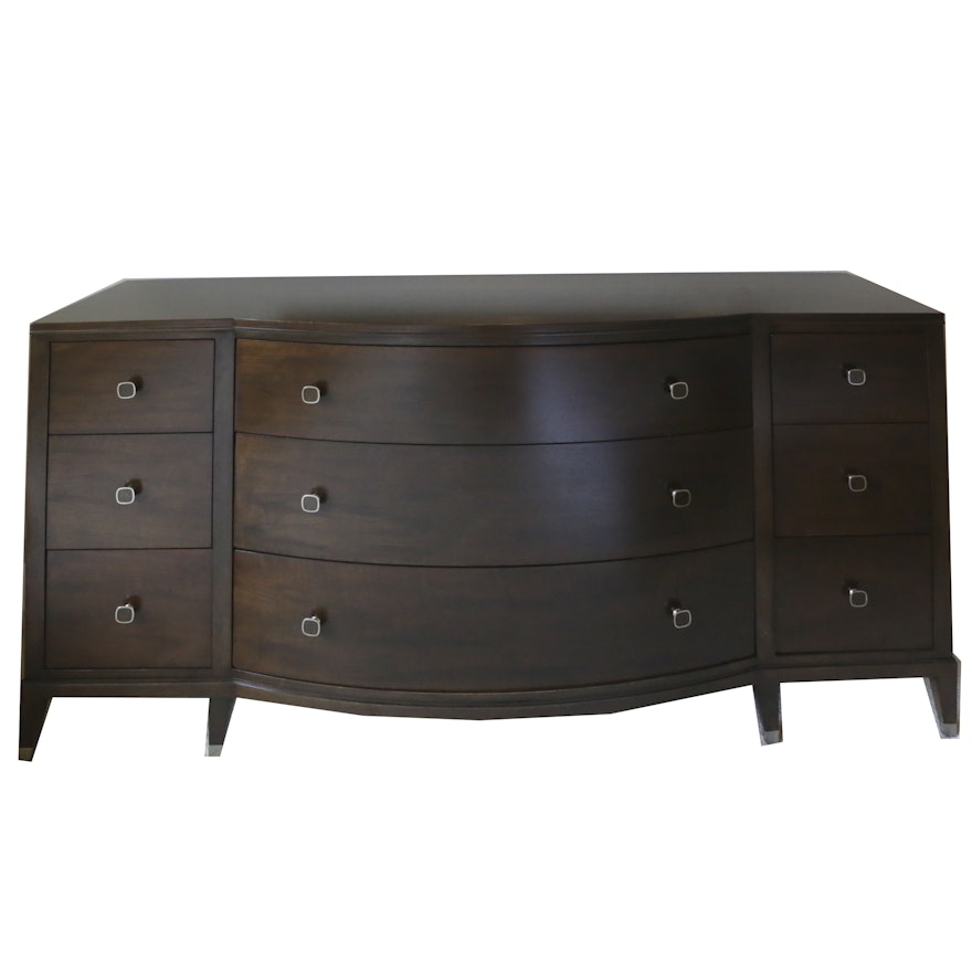 Bow Front Low Chest of Drawers by Bernhardt