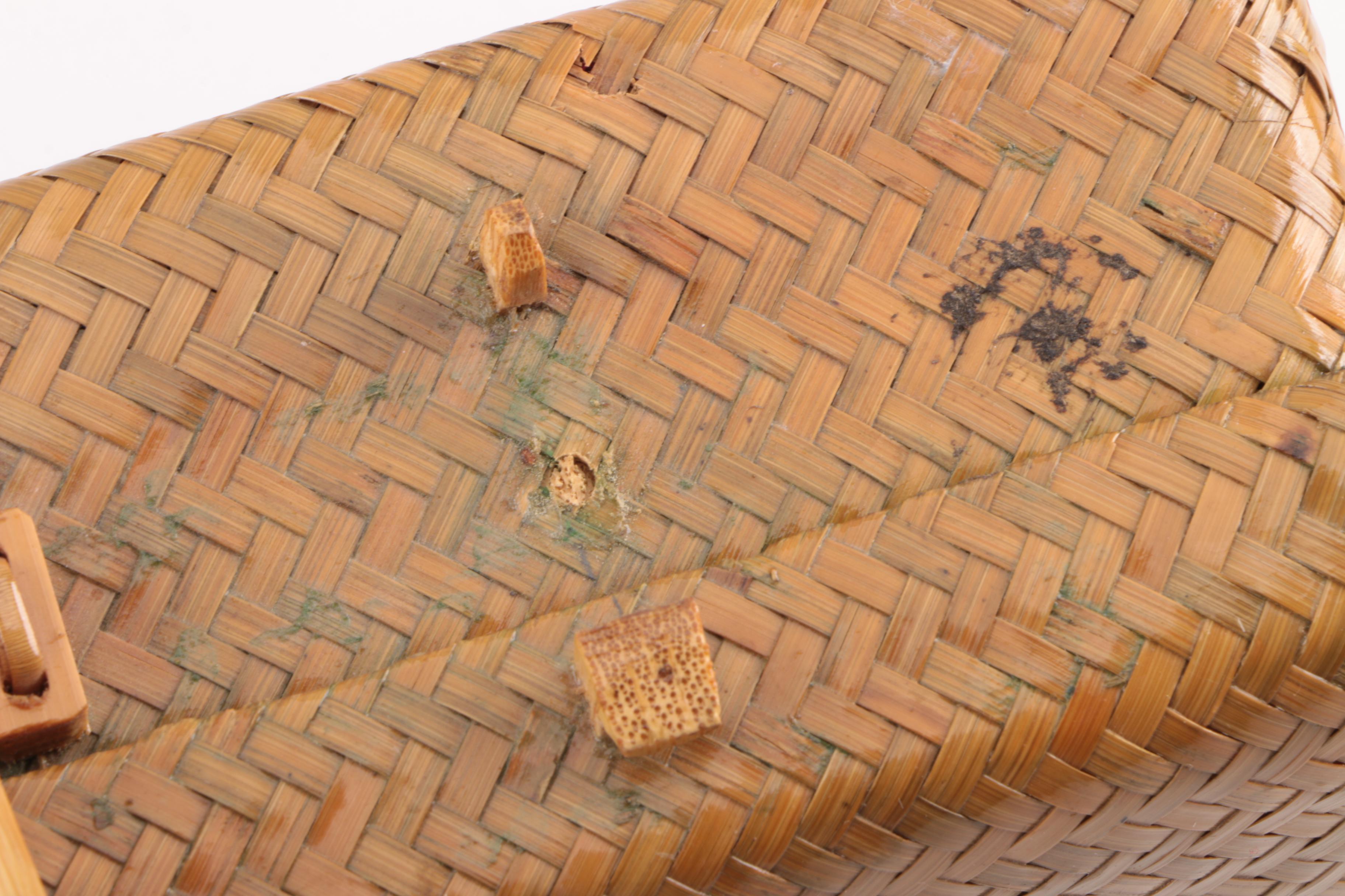 Marshall Fields Woven Briefcase and Other Vintage Accessories