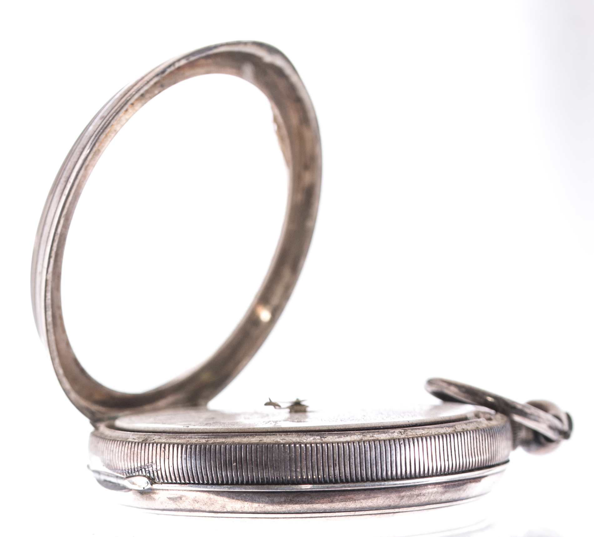 935 Silver Kay, Jones, & Coy London Lever Pocket Watch