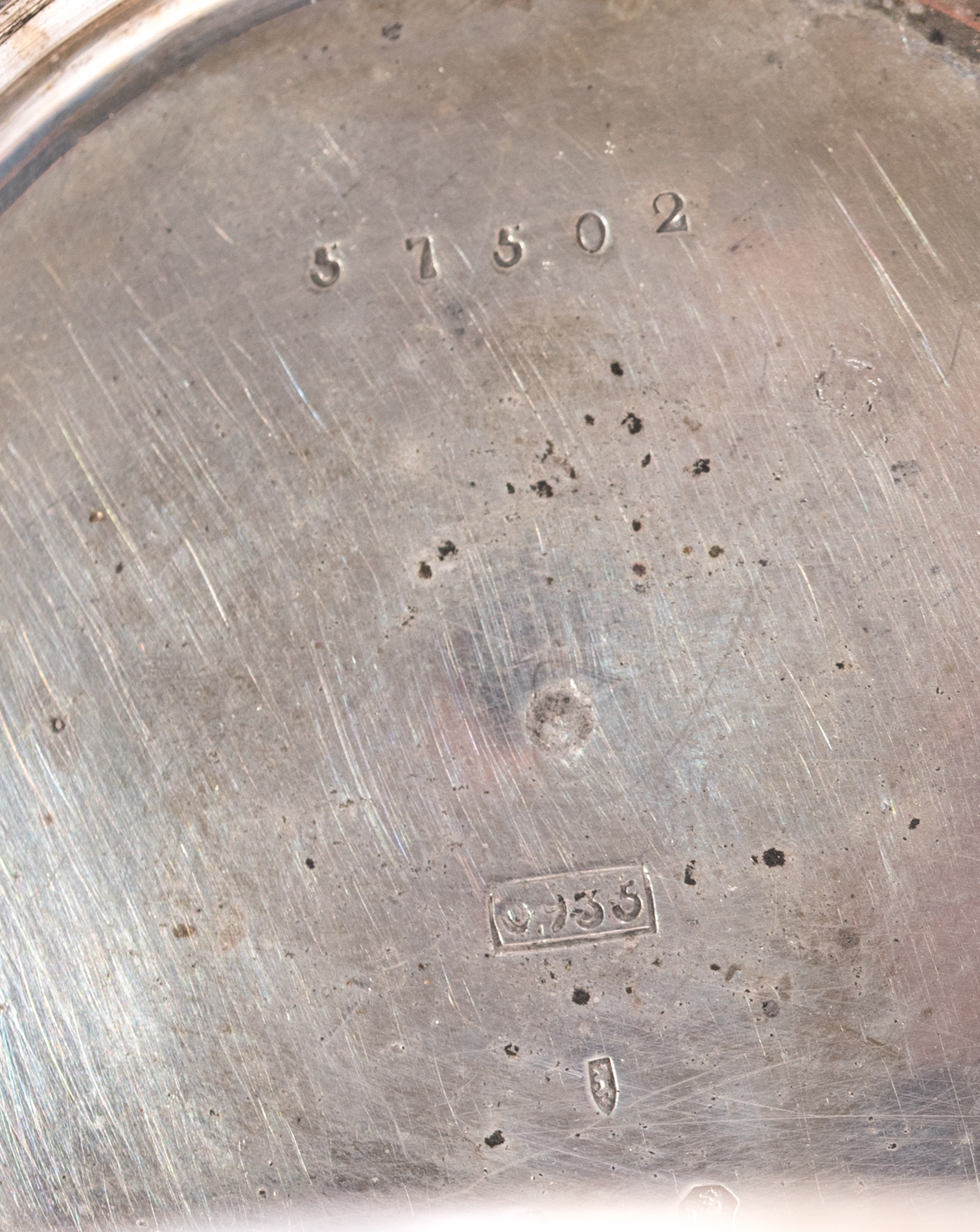 935 Silver Kay, Jones, & Coy London Lever Pocket Watch