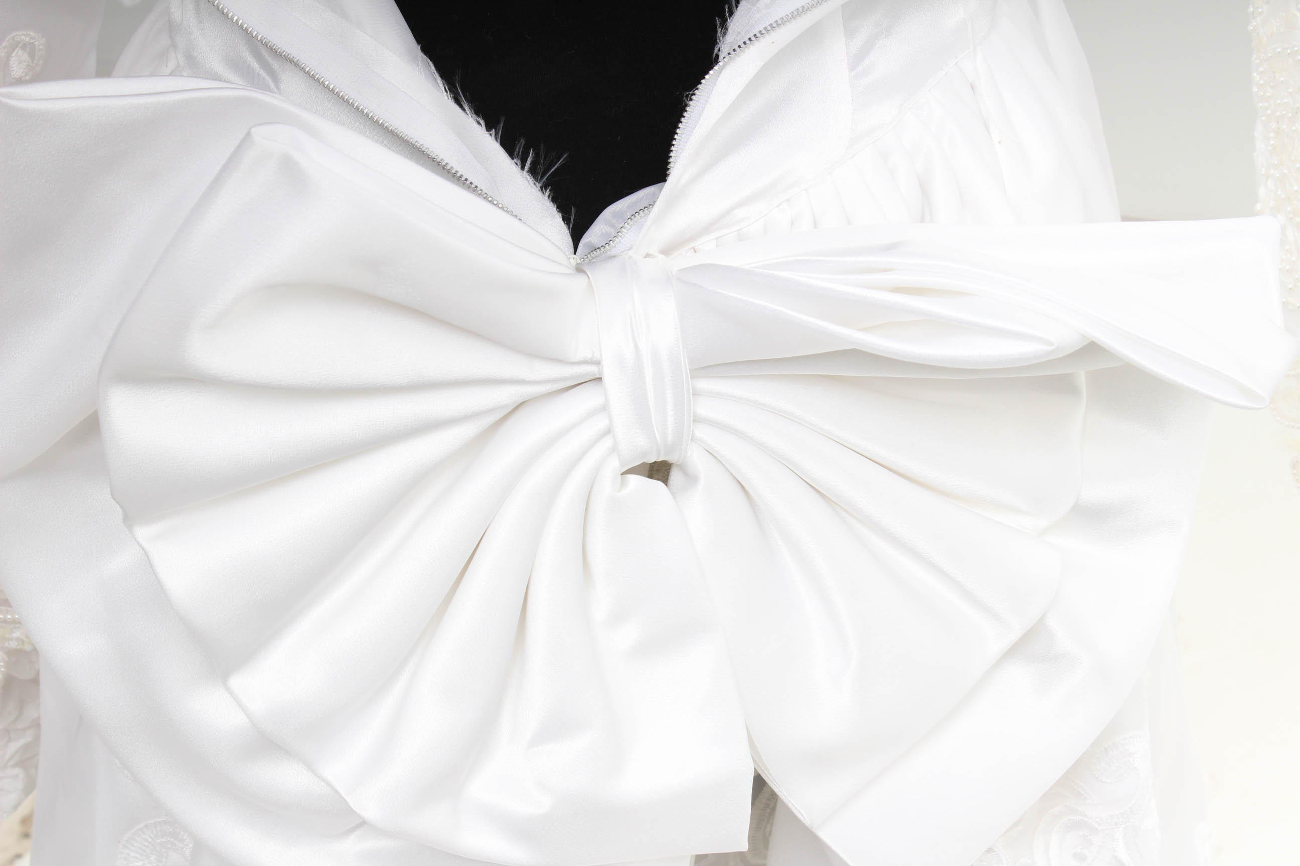 Vintage Beaded Wedding Gown with Veil