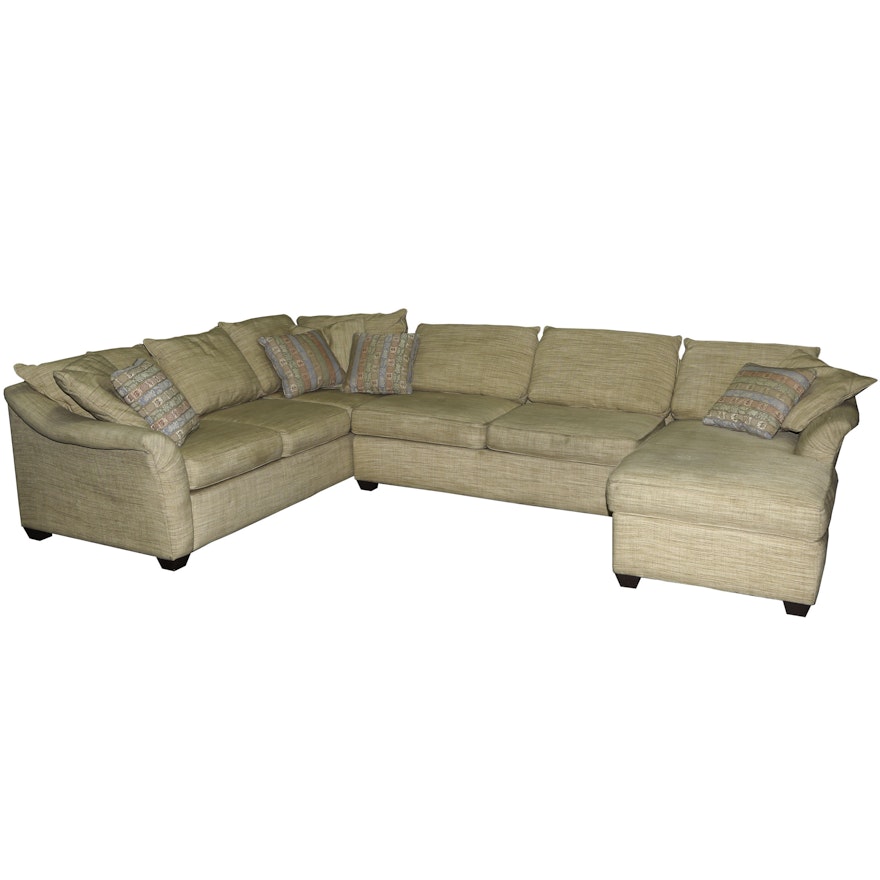 Contemporary Sectional Sofa by Rowe Furniture