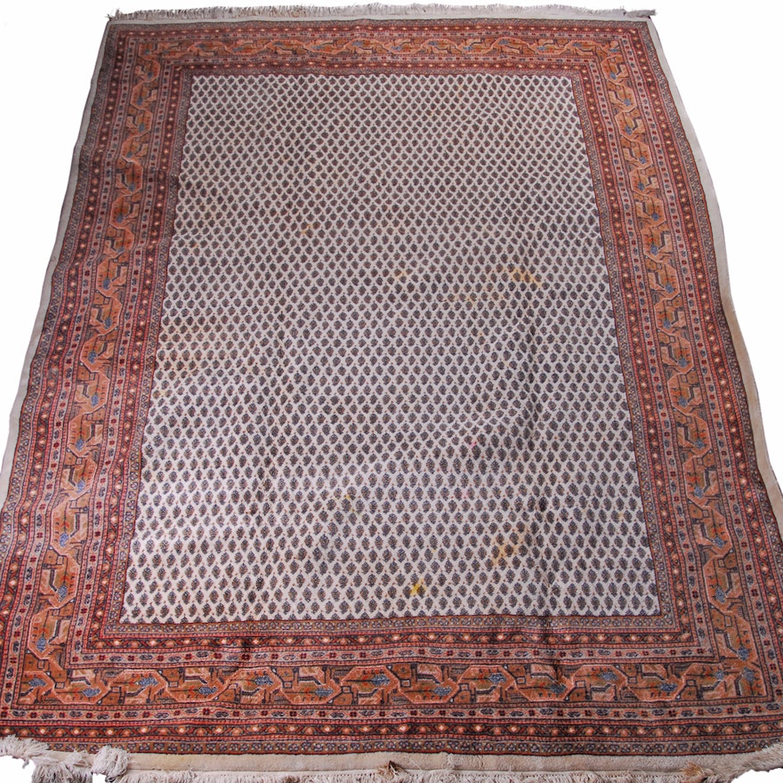 Hand-Knotted Indo-Persian Olyai Mir Serabend Wool Area Rug by Orient Teppich