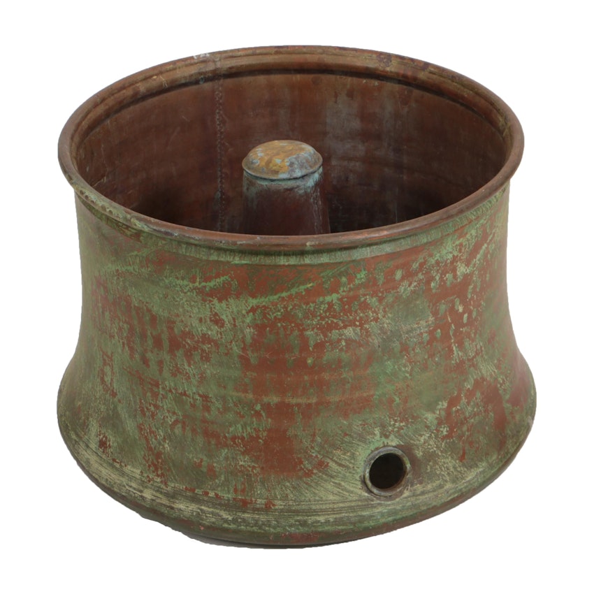 Copper Garden Hose Storage Pot