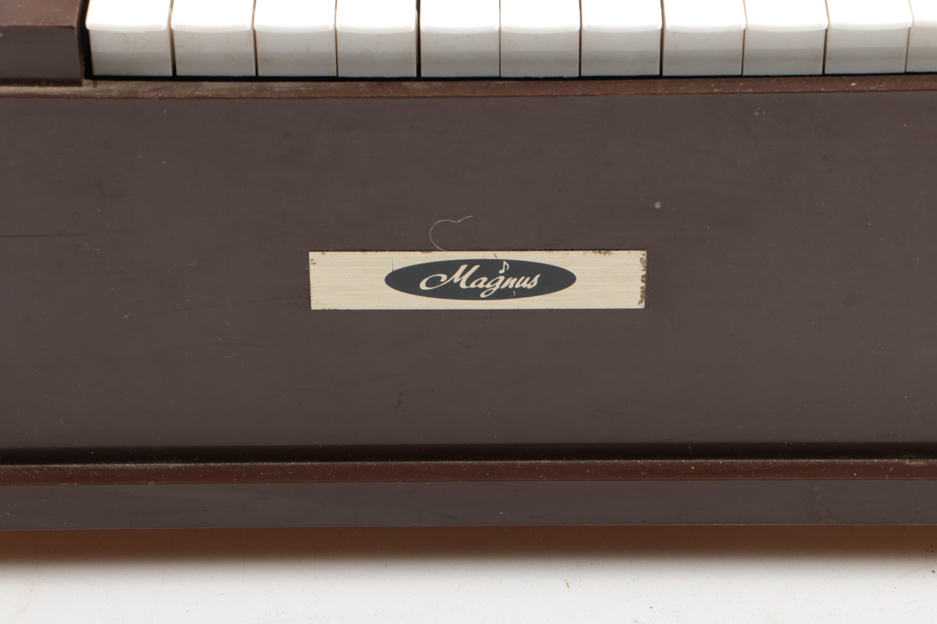 Vintage Magnus Table Top Electric Chord Toy Organ