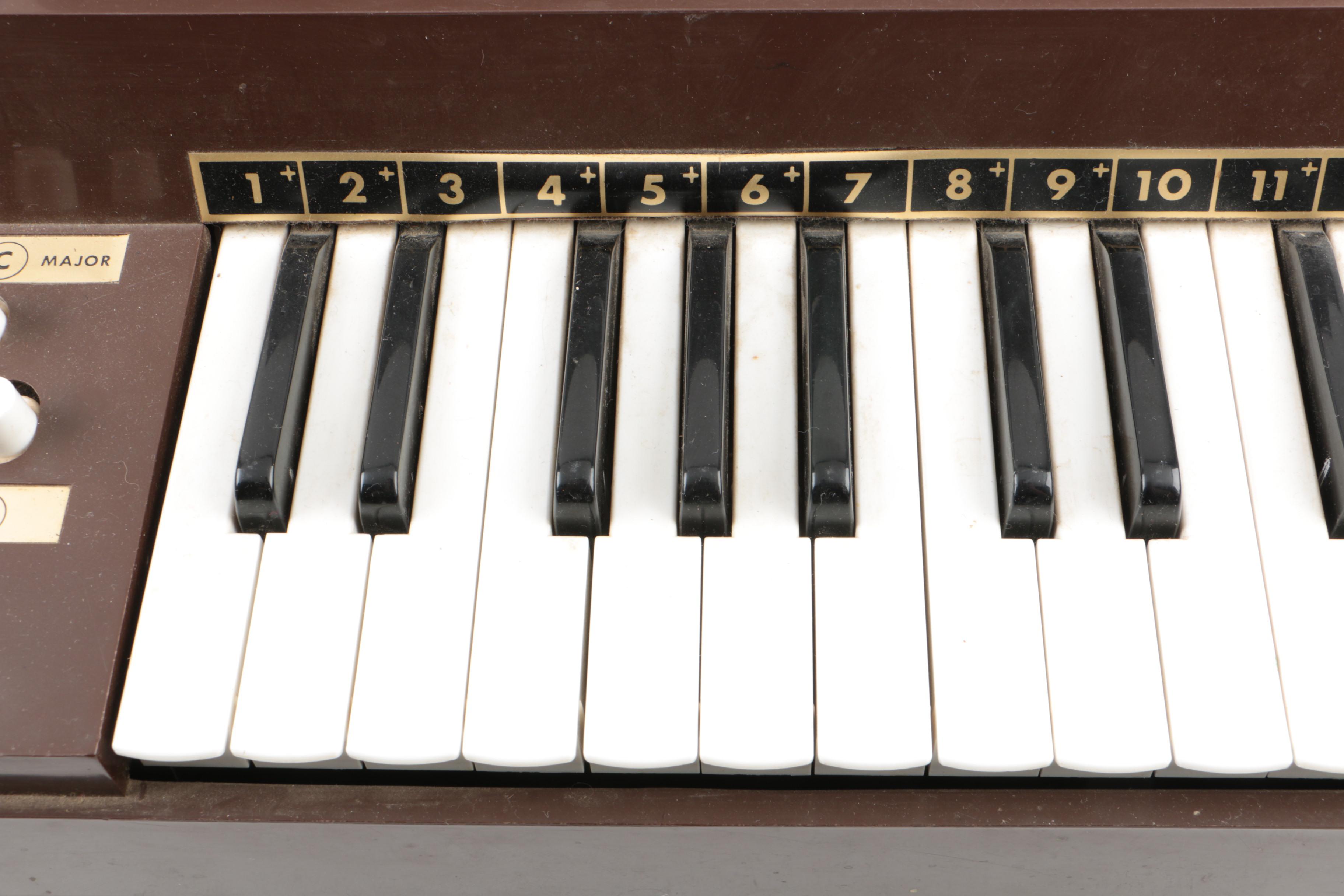 Vintage Magnus Table Top Electric Chord Toy Organ