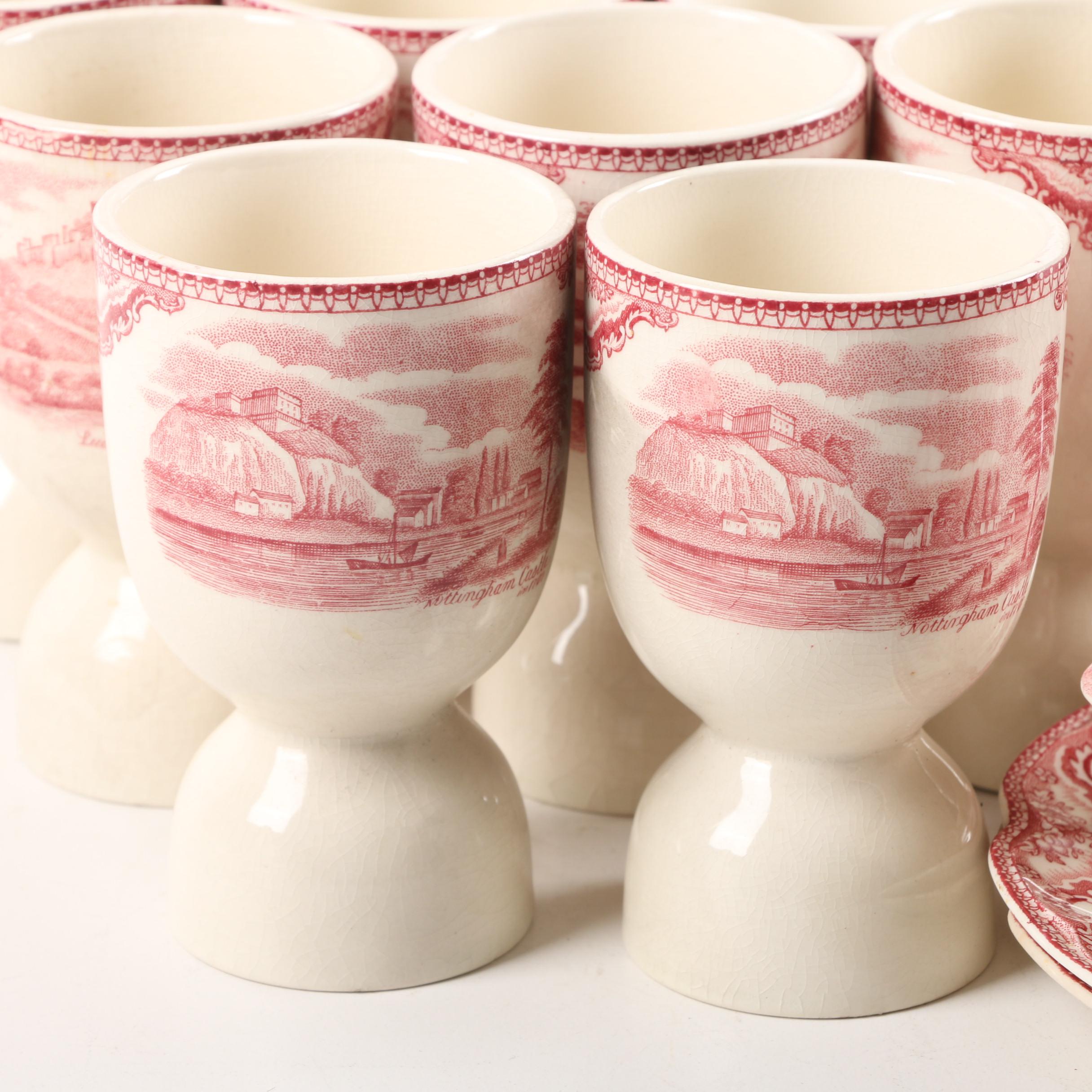 Johnson Brothers "Old Britain Castles Pink" Transfer Printed Dinnerware