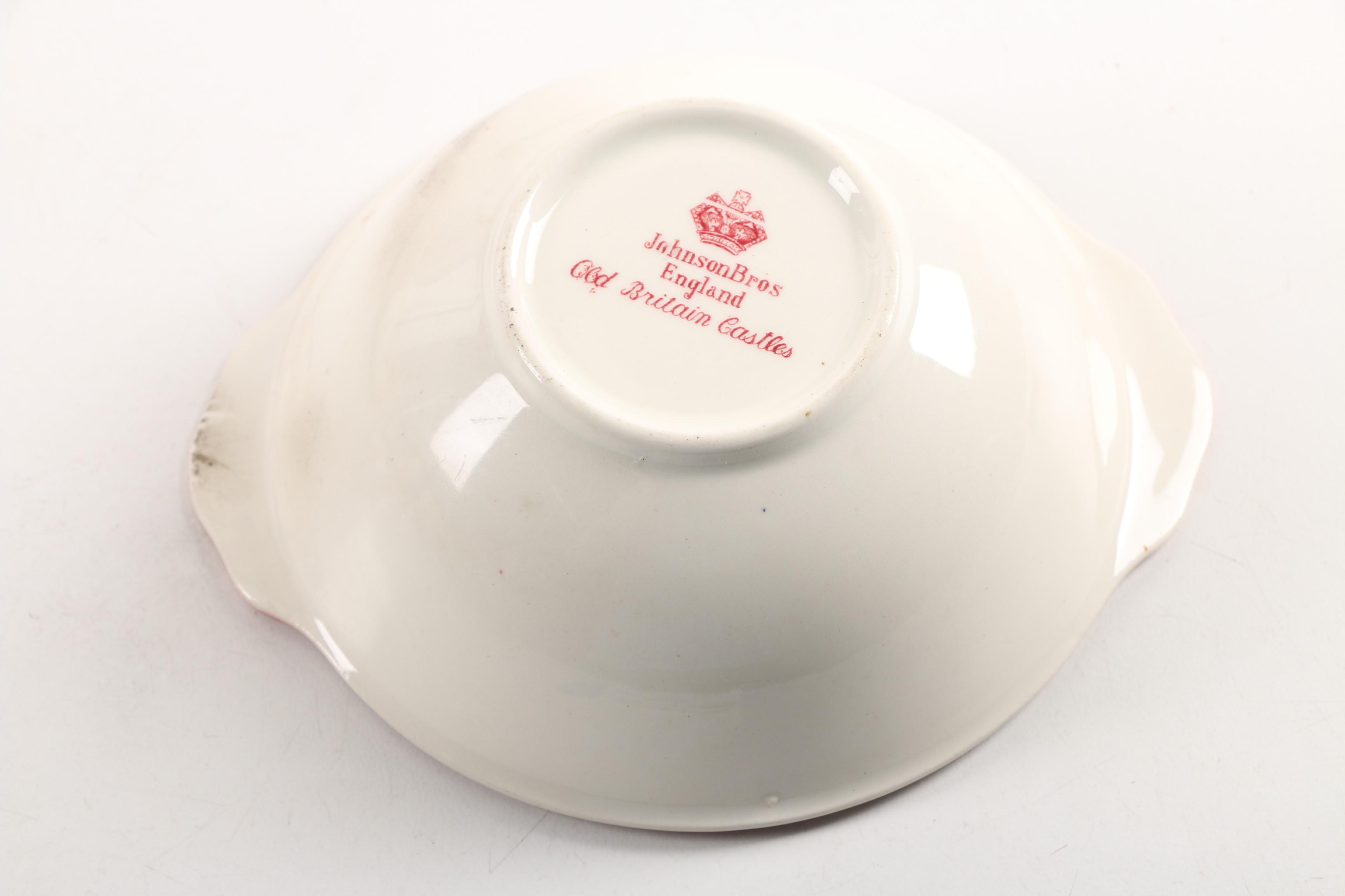 Johnson Brothers "Old Britain Castles Pink" Transfer Printed Dinnerware