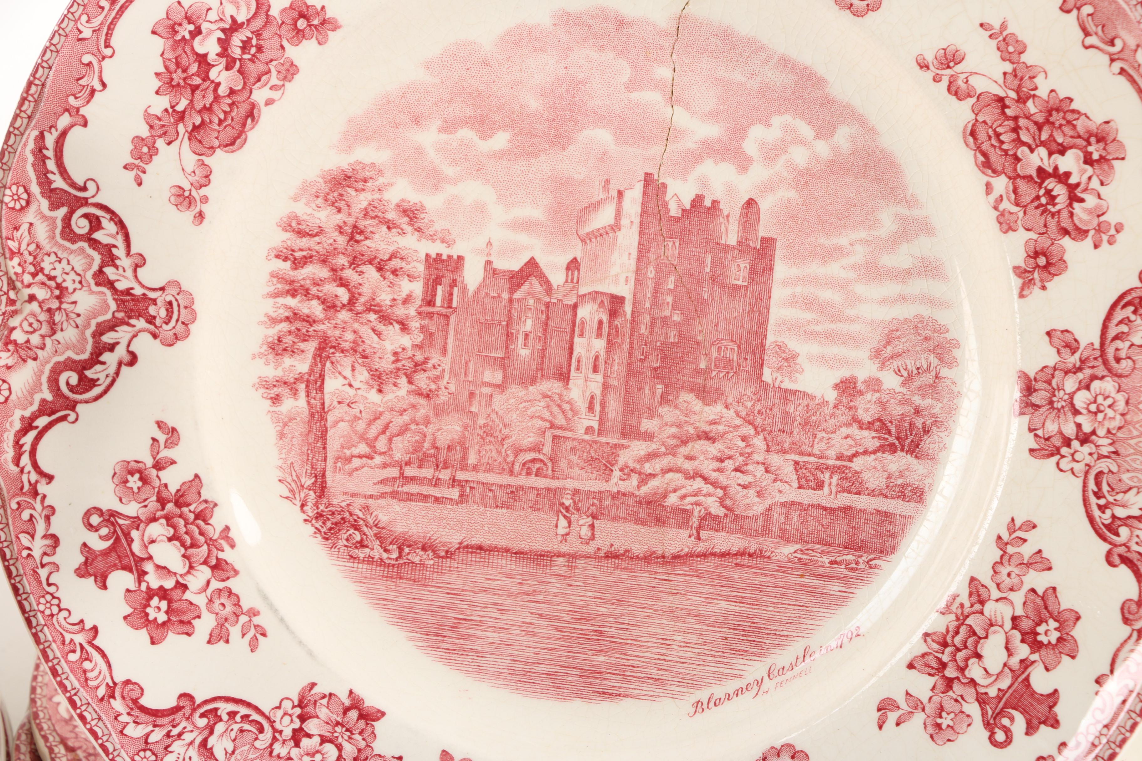 Johnson Brothers "Old Britain Castles Pink" Transfer Printed Dinnerware