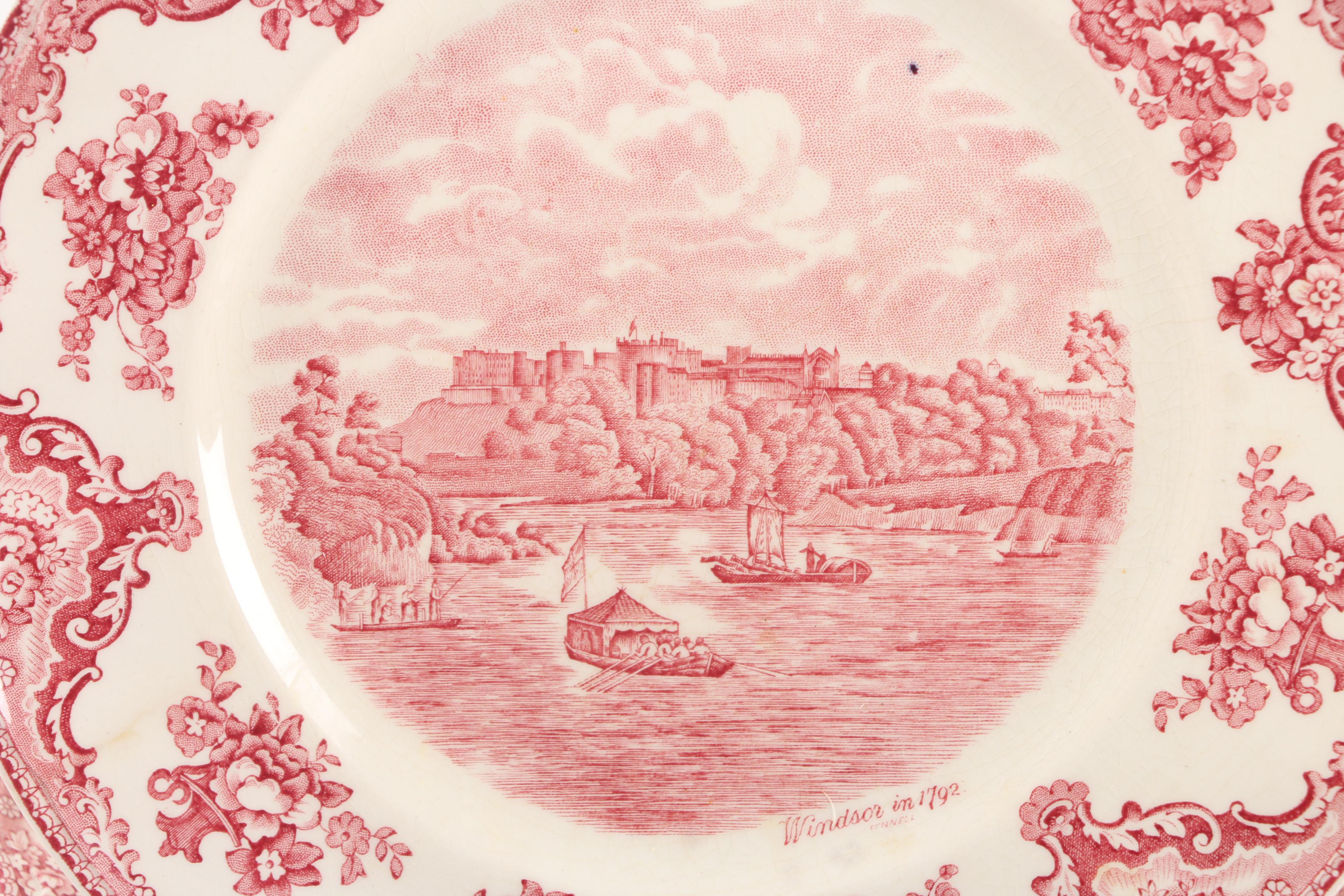 Johnson Brothers "Old Britain Castles Pink" Transfer Printed Dinnerware