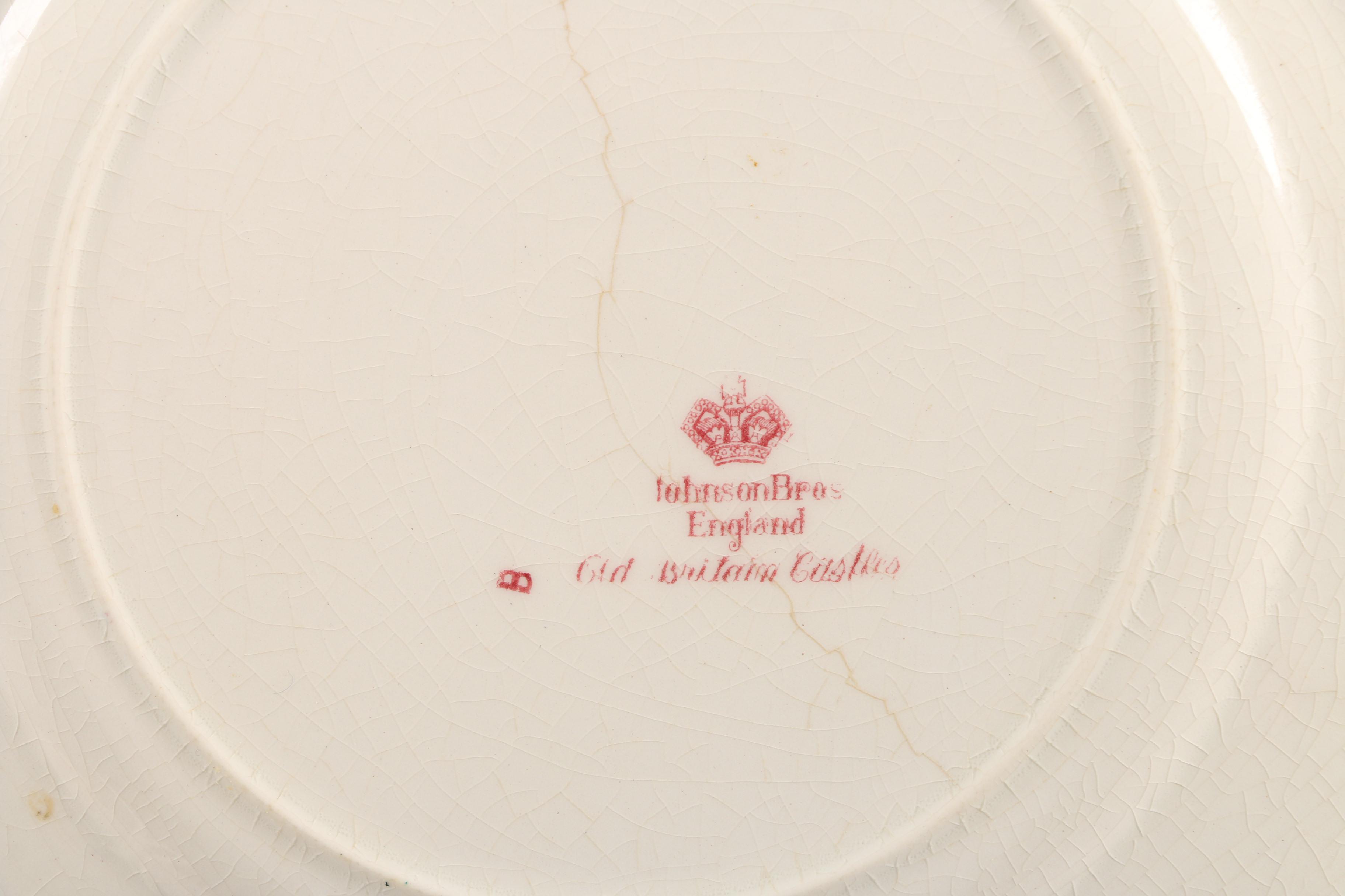 Johnson Brothers "Old Britain Castles Pink" Transfer Printed Dinnerware