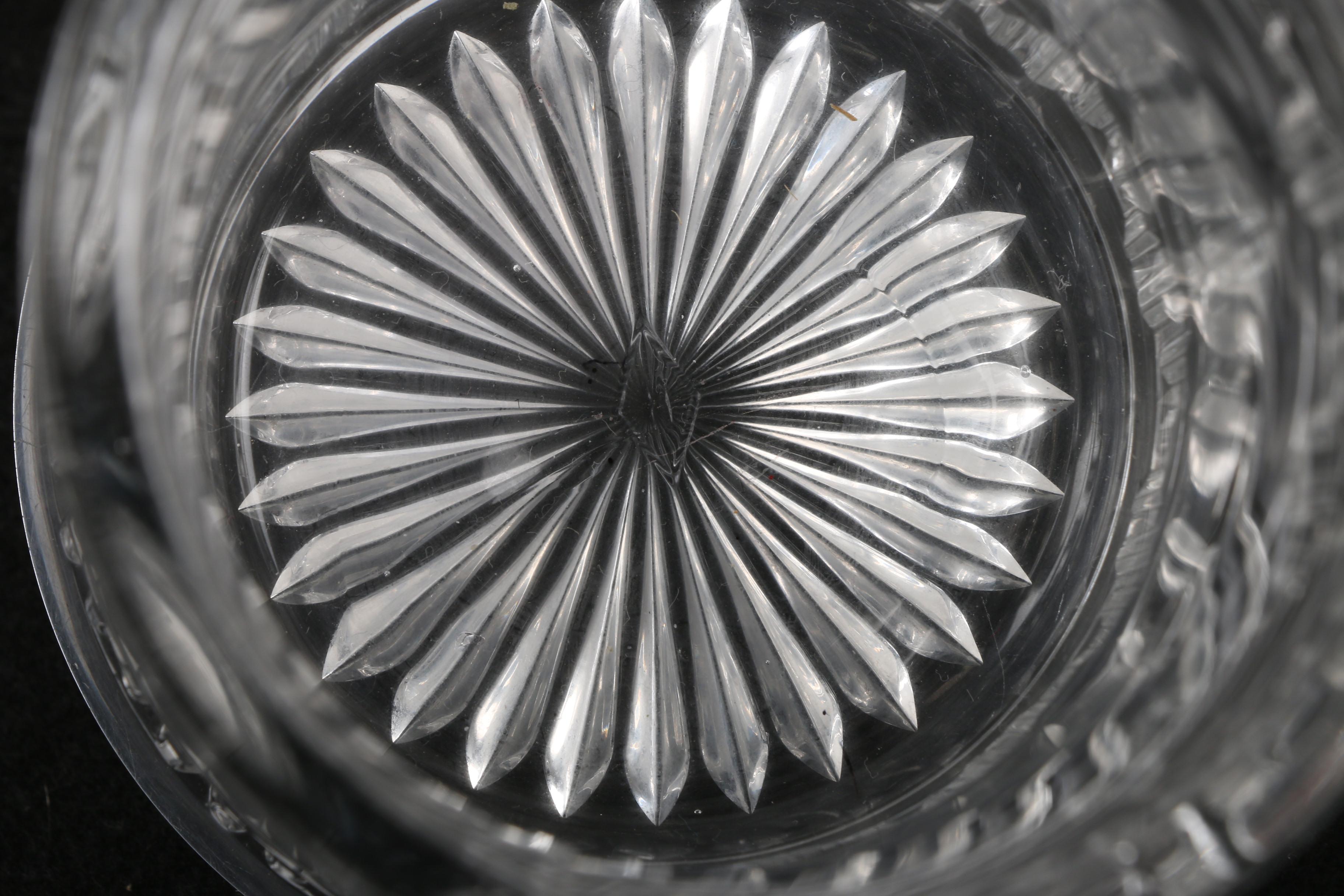 Vintage Heisey Creamer and "Greek Key" Tumbler