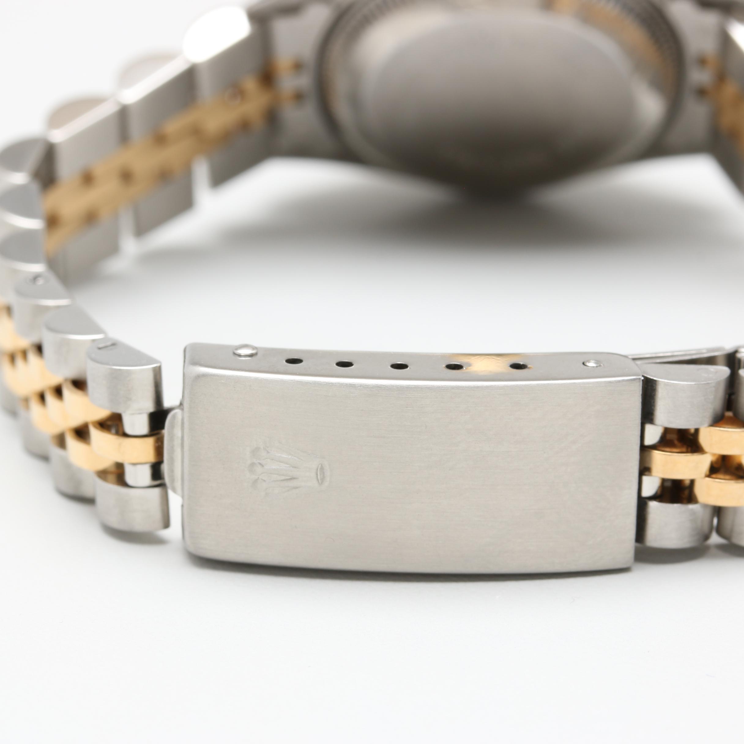 Rolex Oyster Perpetual 18K, 14K Gold and Stainless 1.19 CTW Diamond Watch