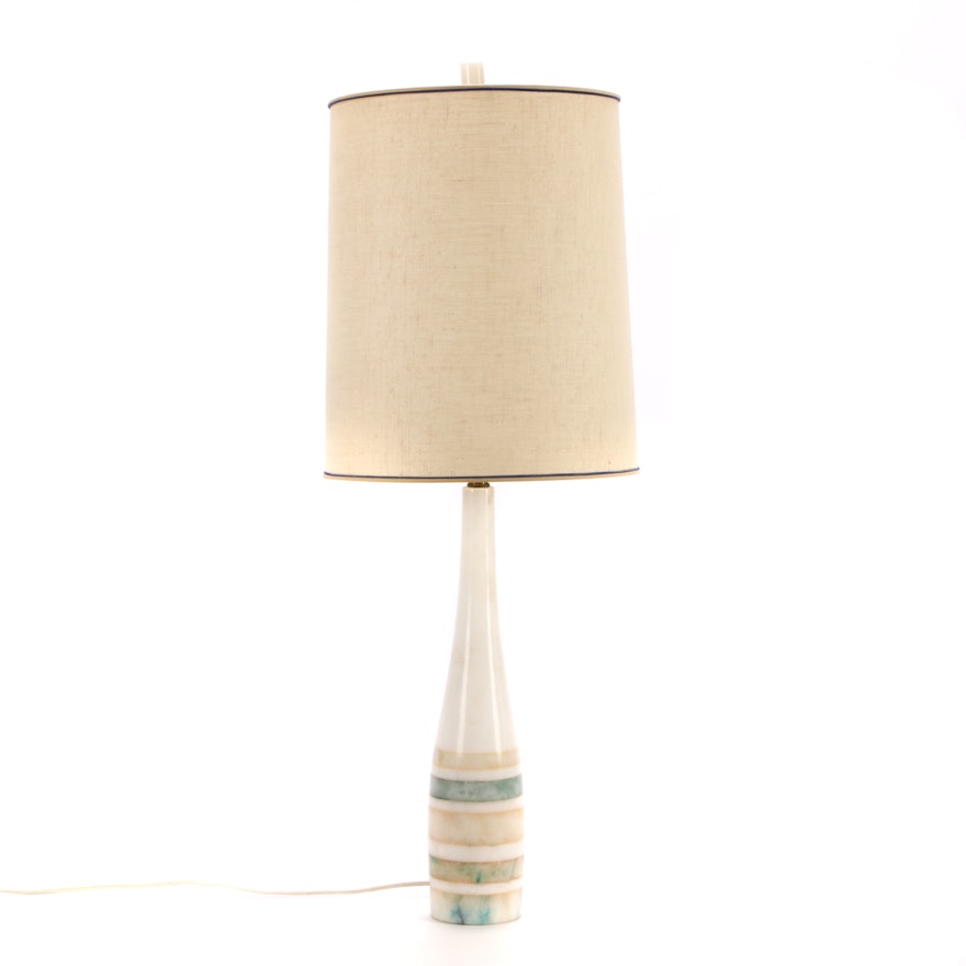 Mid Century Modern Marble Table Lamp