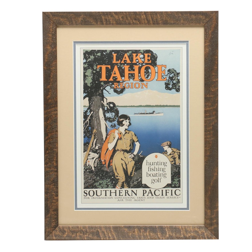 Reproduction after Wesley De Lappe Travel Poster for Southern Pacific Railroad