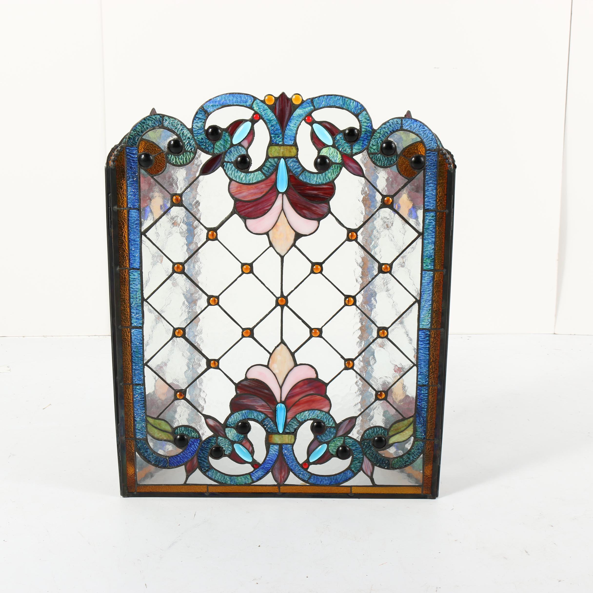 Stained Glass Folding Screen