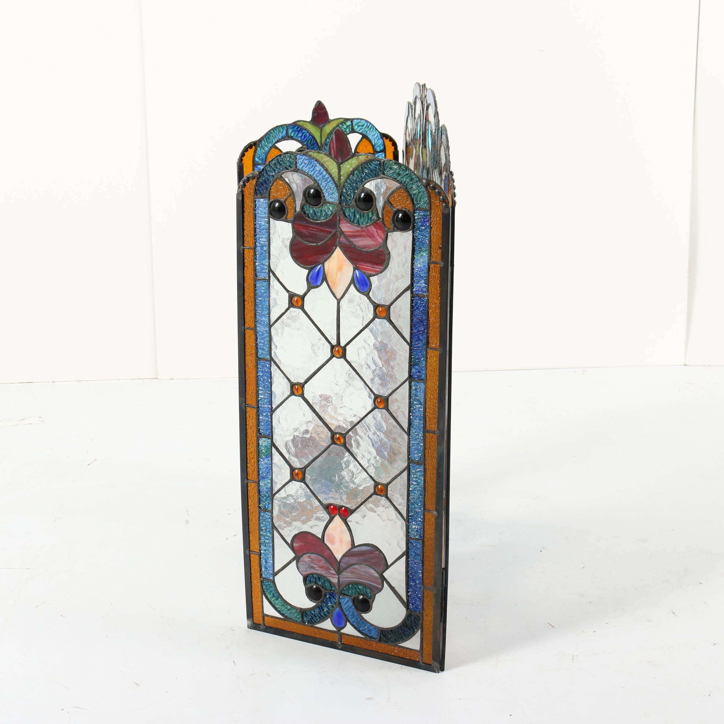 Stained Glass Folding Screen