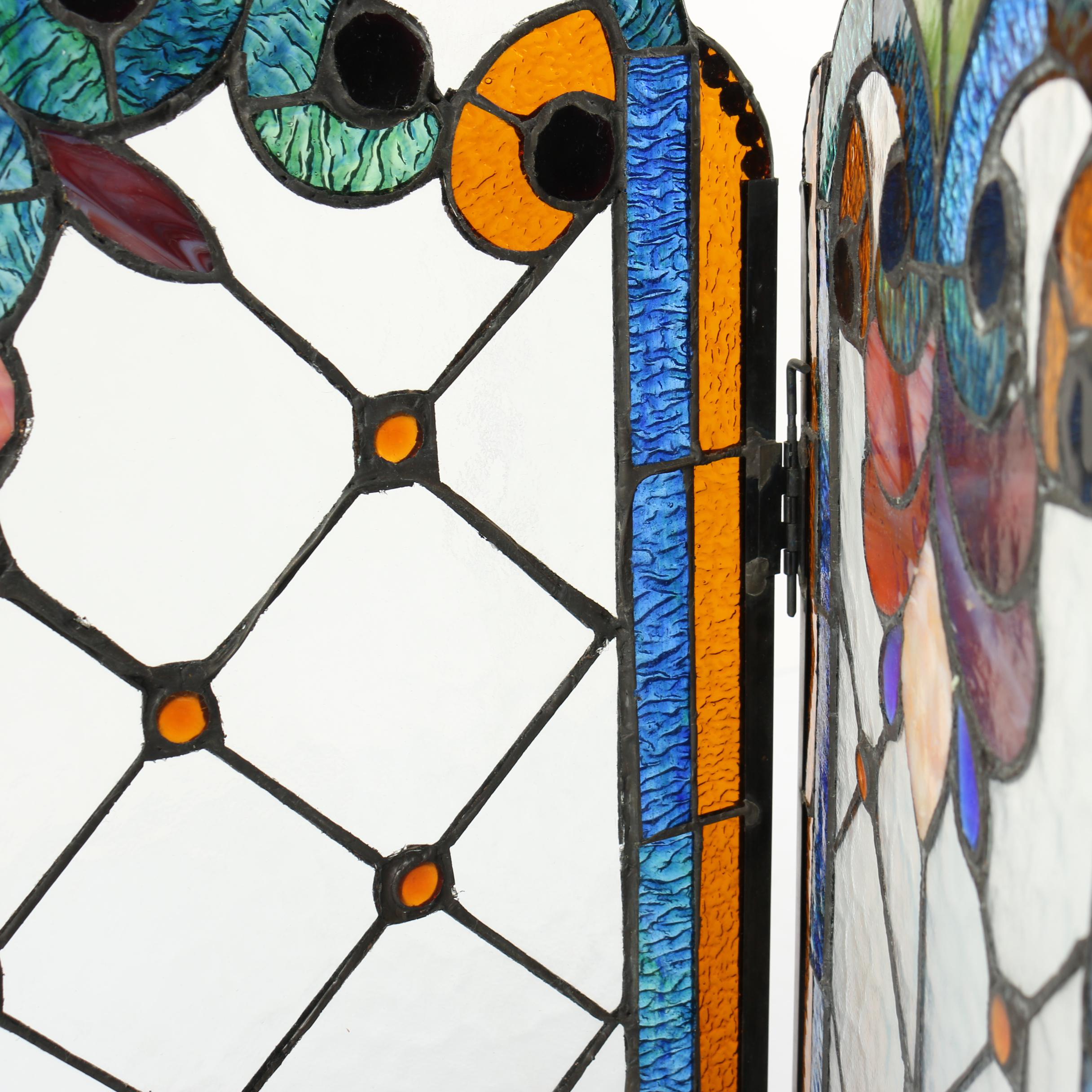 Stained Glass Folding Screen