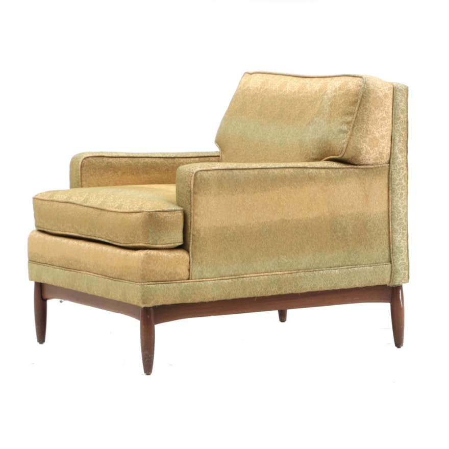 Mid-Century Upholstered Club Chair