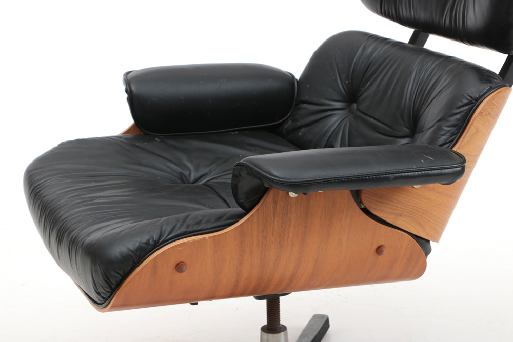 Eames Style Lounge Chair and Ottoman