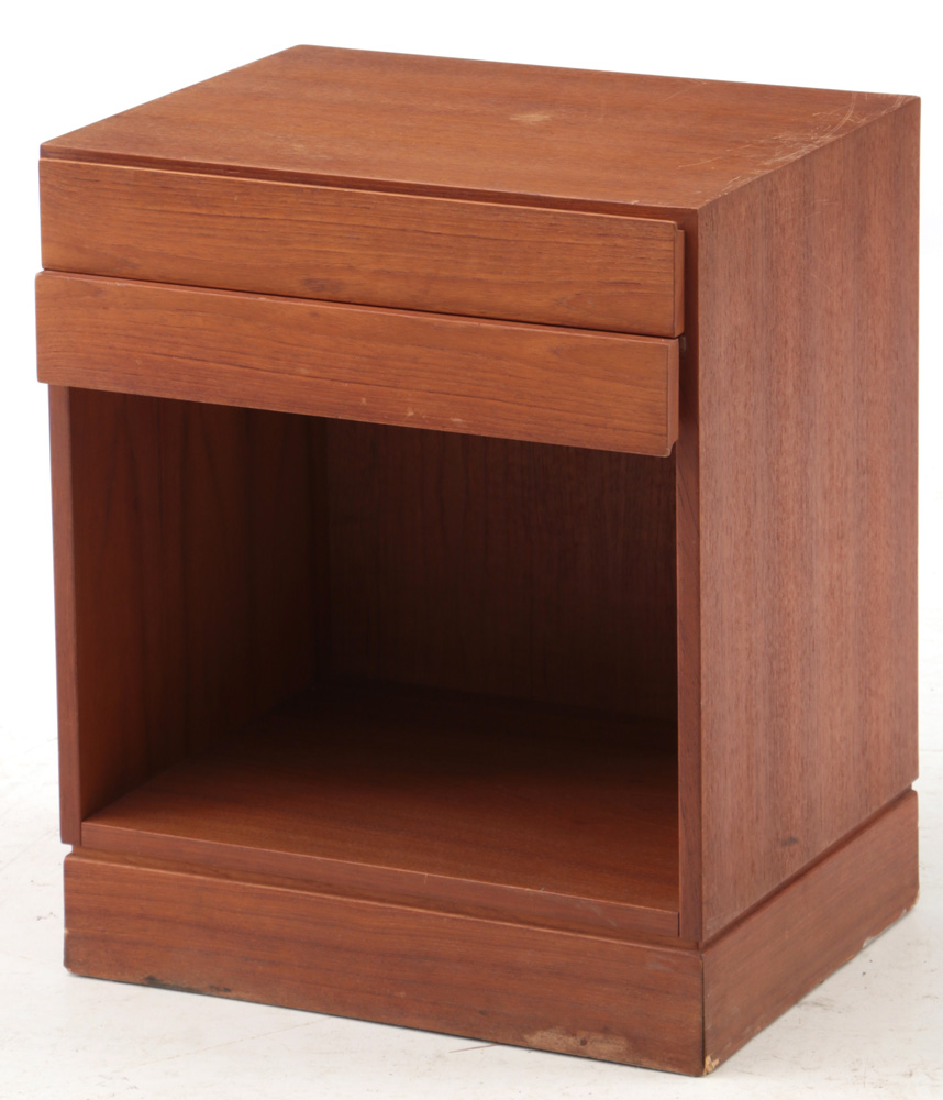Pair of Danish Modern Teak Nightstands