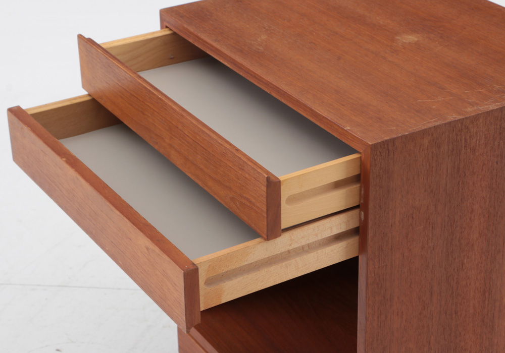 Pair of Danish Modern Teak Nightstands