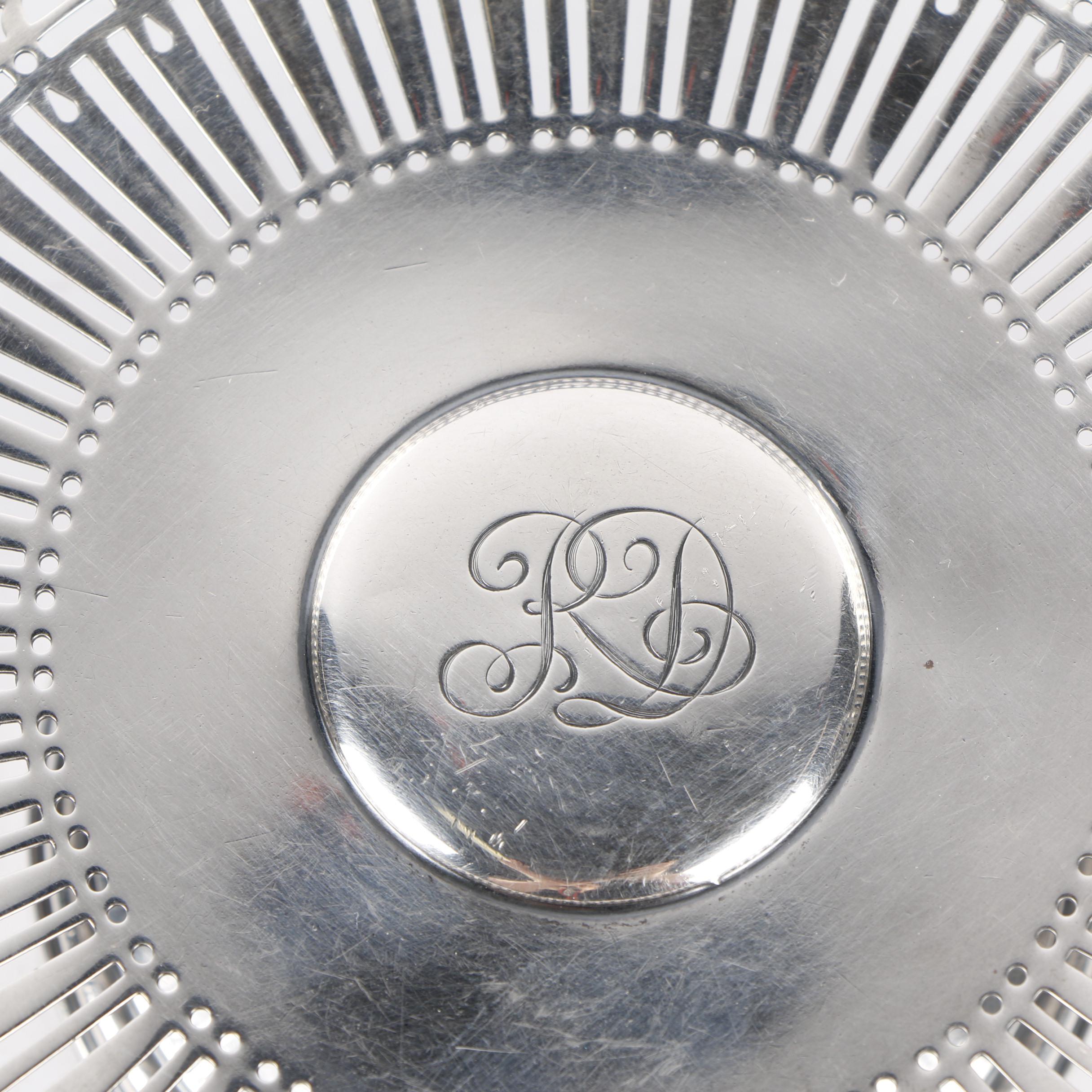 Vintage Tiffany & Co. Sterling Silver Reticulated Compotes