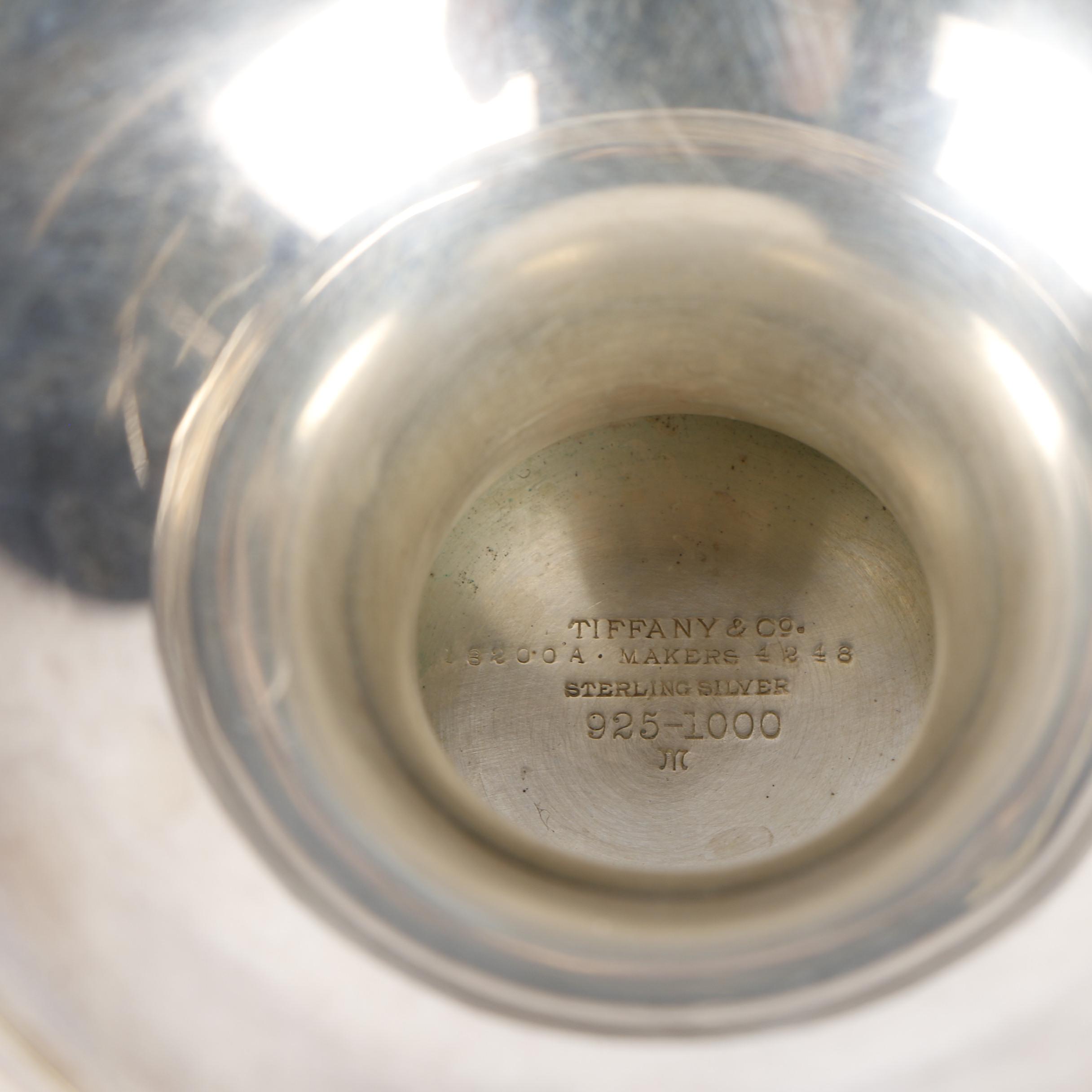Vintage Tiffany & Co. Sterling Silver Reticulated Compotes