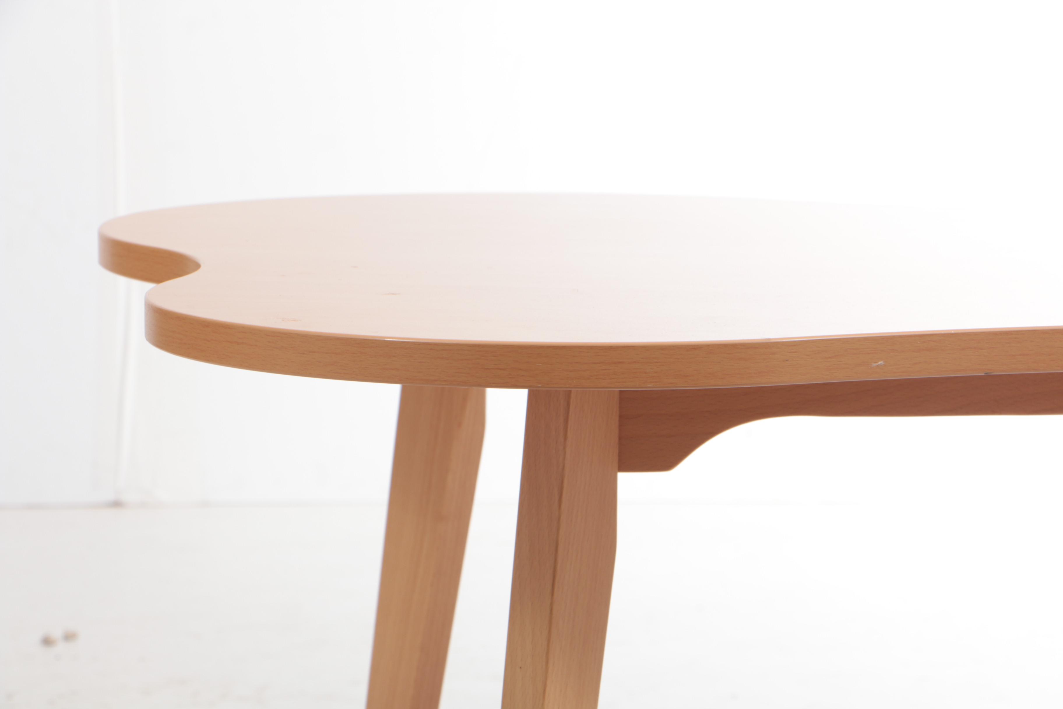 Maple 'Amoeba' Low Table by Jens Risom for Knoll, Inc.
