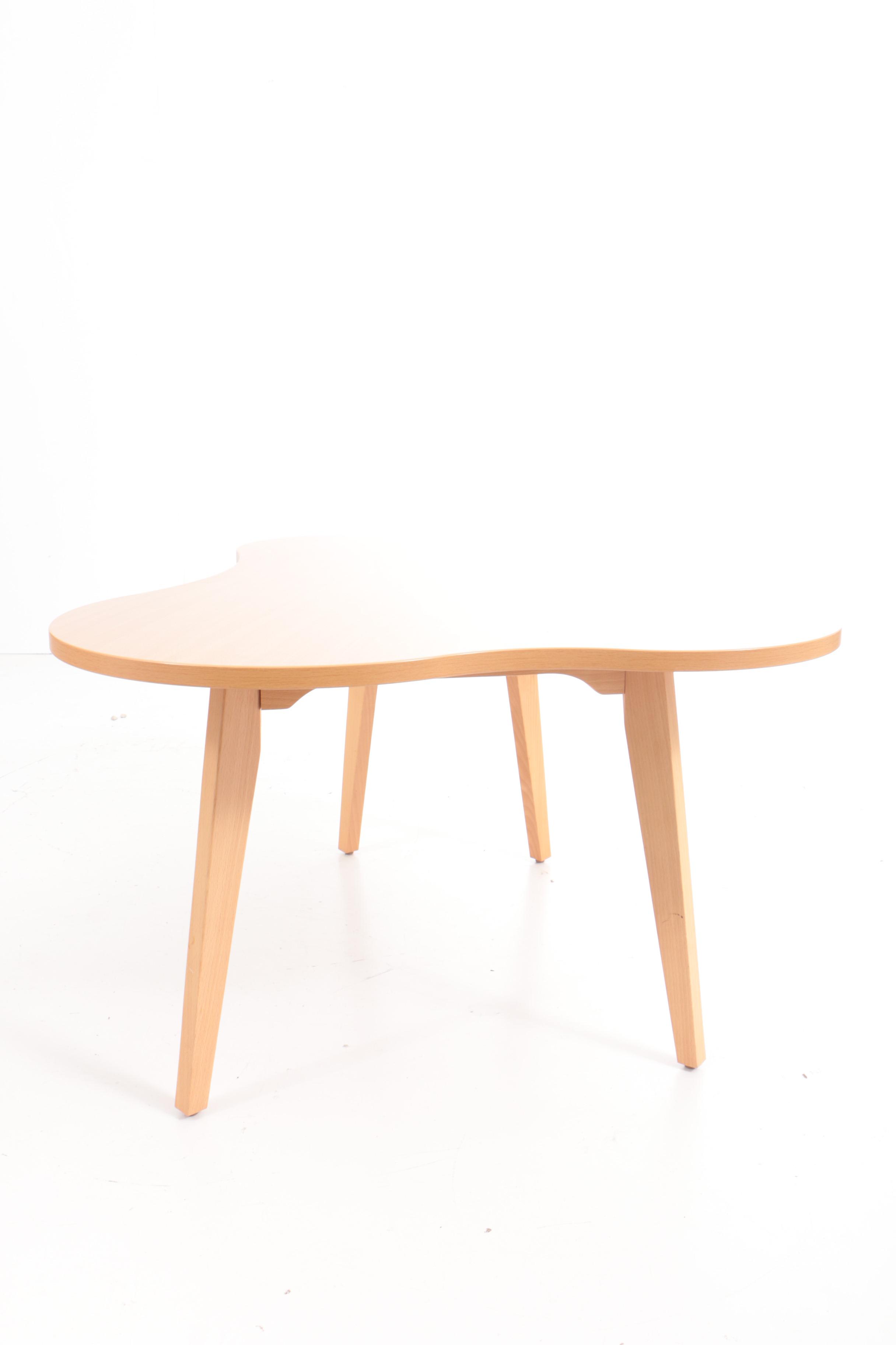 Maple 'Amoeba' Low Table by Jens Risom for Knoll, Inc.