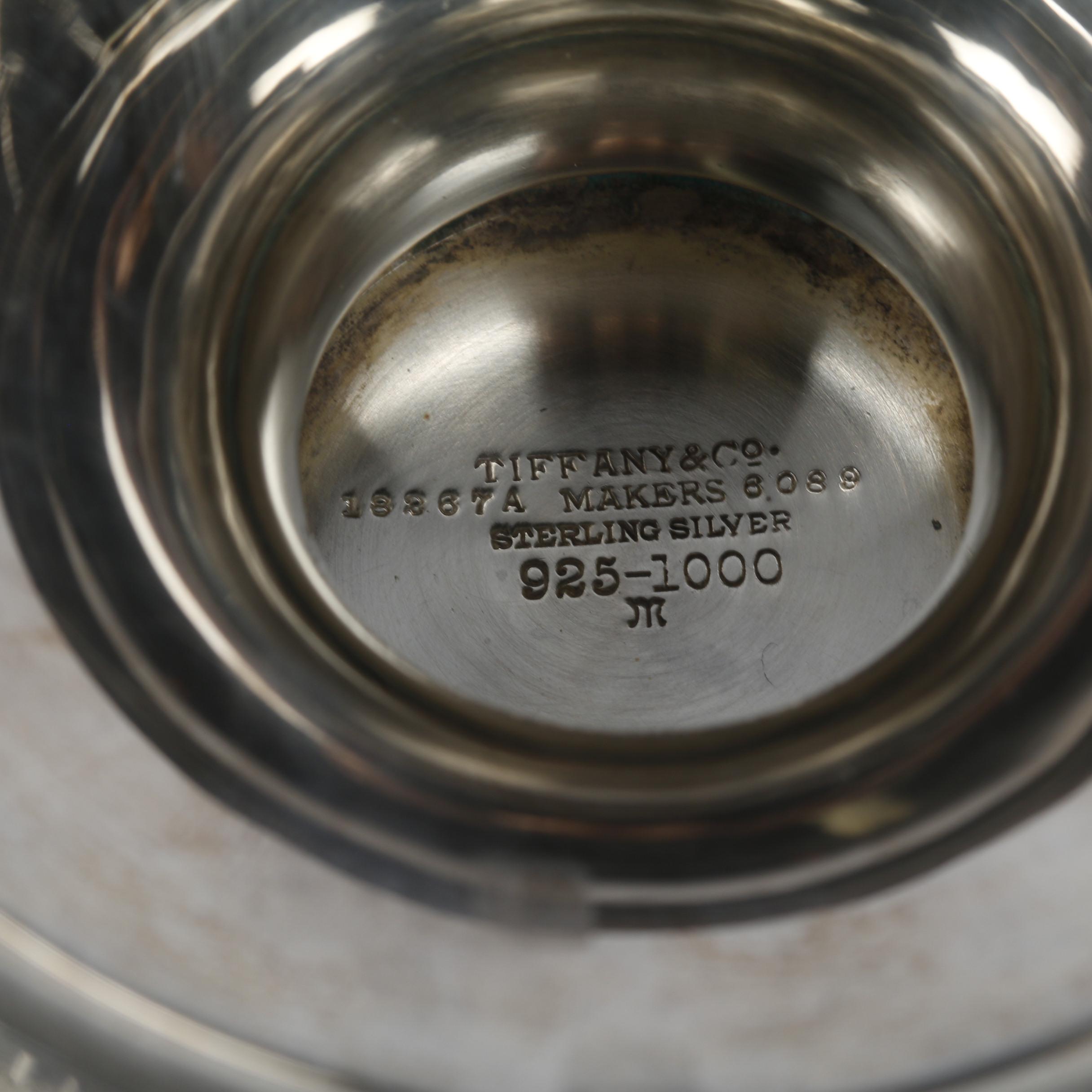 Vintage Tiffany & Co. Sterling Silver Reticulated Compotes