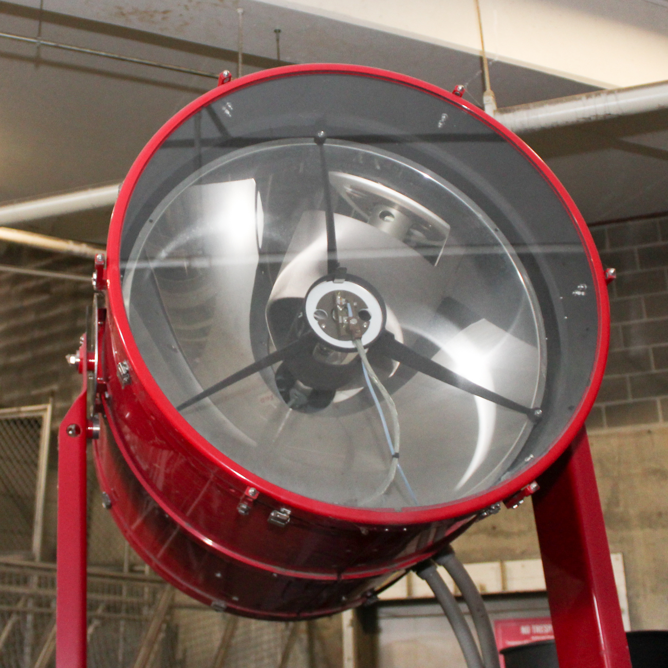 Cincinnati Reds Logo Spot Light Used At Great American Ball Park COA