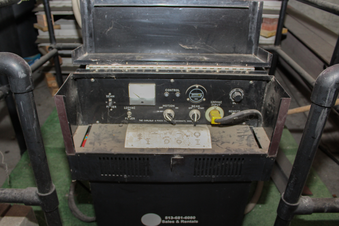 Cincinnati Reds Logo Spot Light Used At Great American Ball Park COA