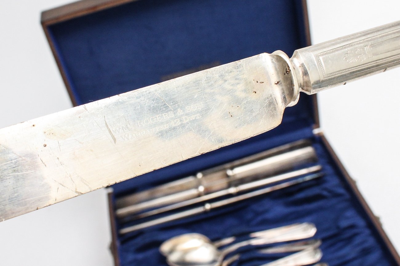 Wm. Rogers "Mayfair" Silver Plate Flatware Set, Circa 1923