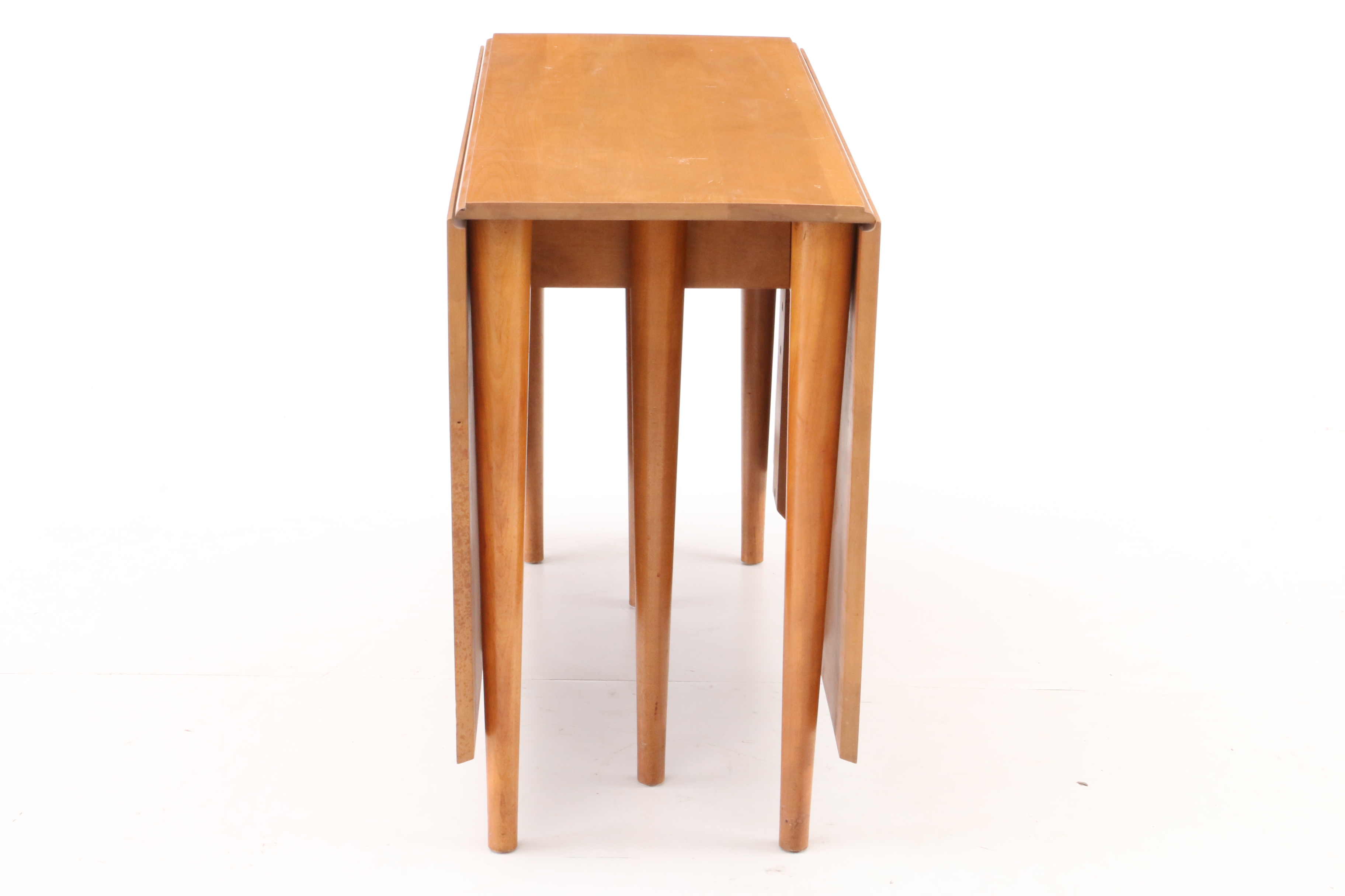 Mid Century Modern Maple Drop Leaf Table by Russel Wright for Conant Ball