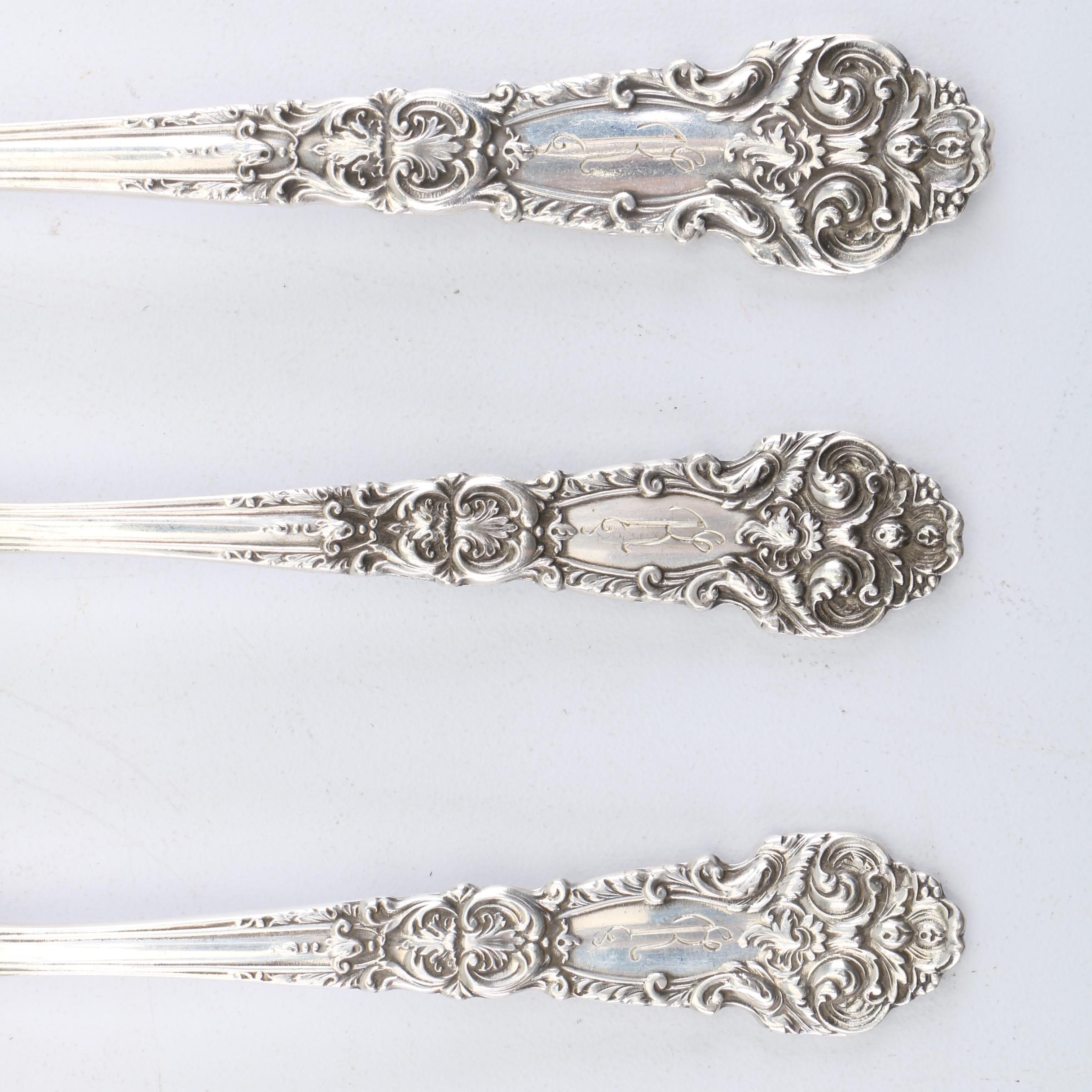 Reed & Barton "French Renaissance" Sterling Silver Flatware Set with Chest