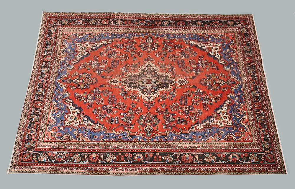 Hand-Knotted Persian Malayer Wool Room Sized Rug