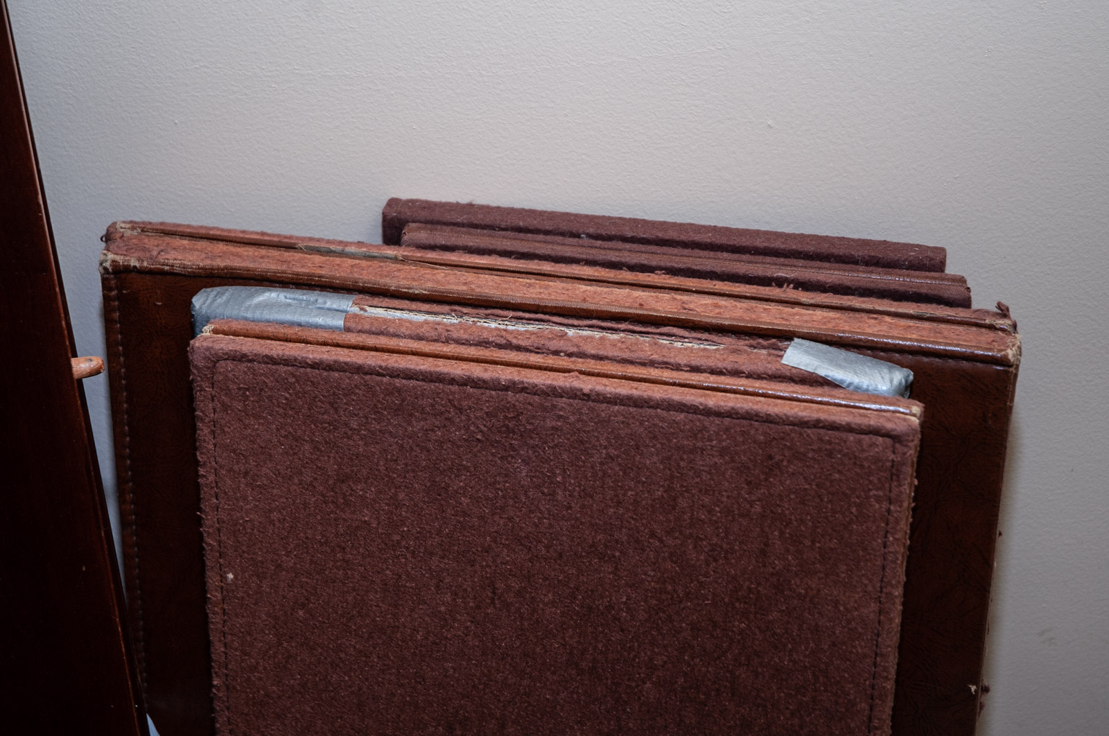 Walter of Wabash Cherry Drop Leaf Dining Table with Spindle Back Chairs